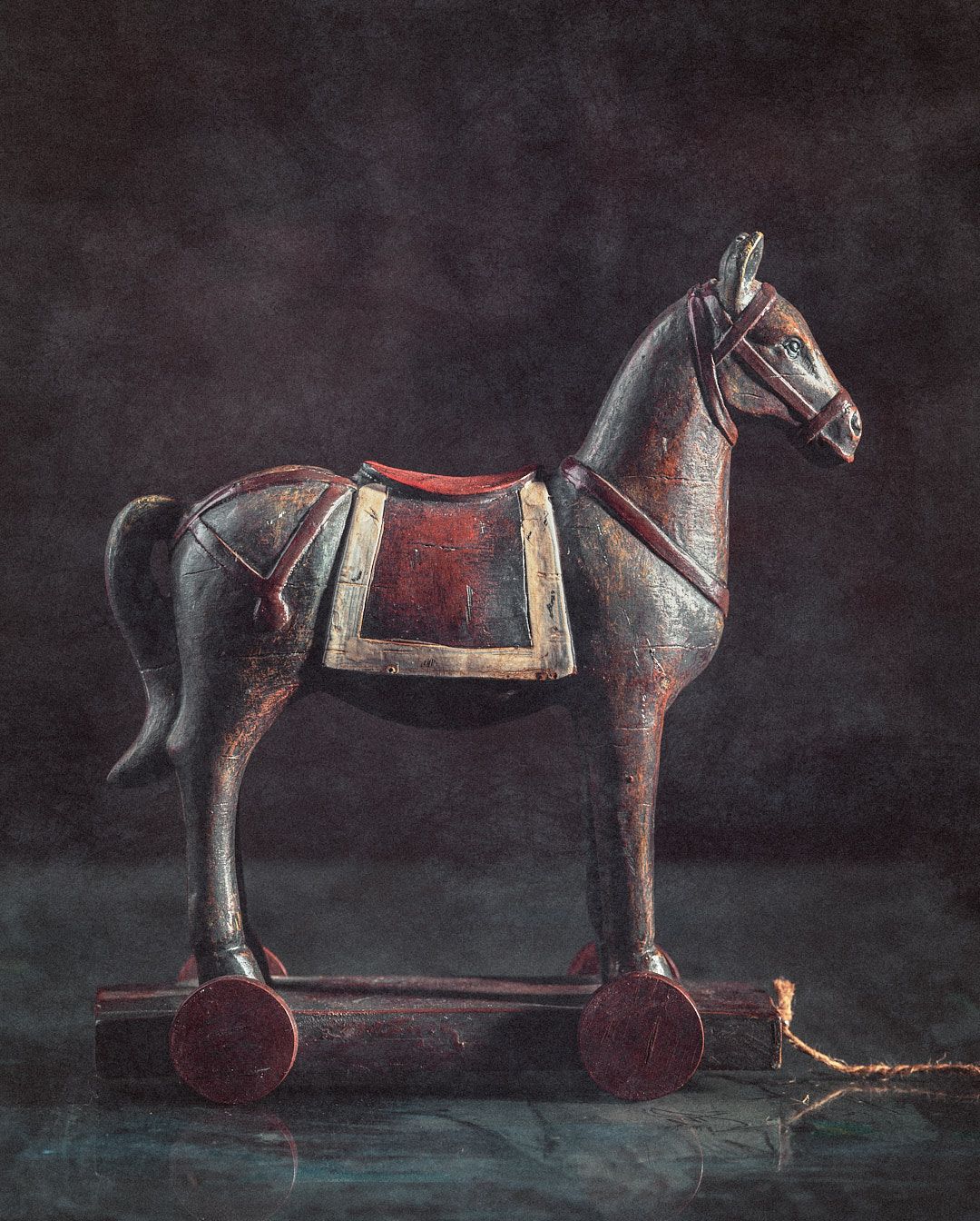 Савелий Харламов (Фотография - 
                  34 x 46 см) Конь на колёсах