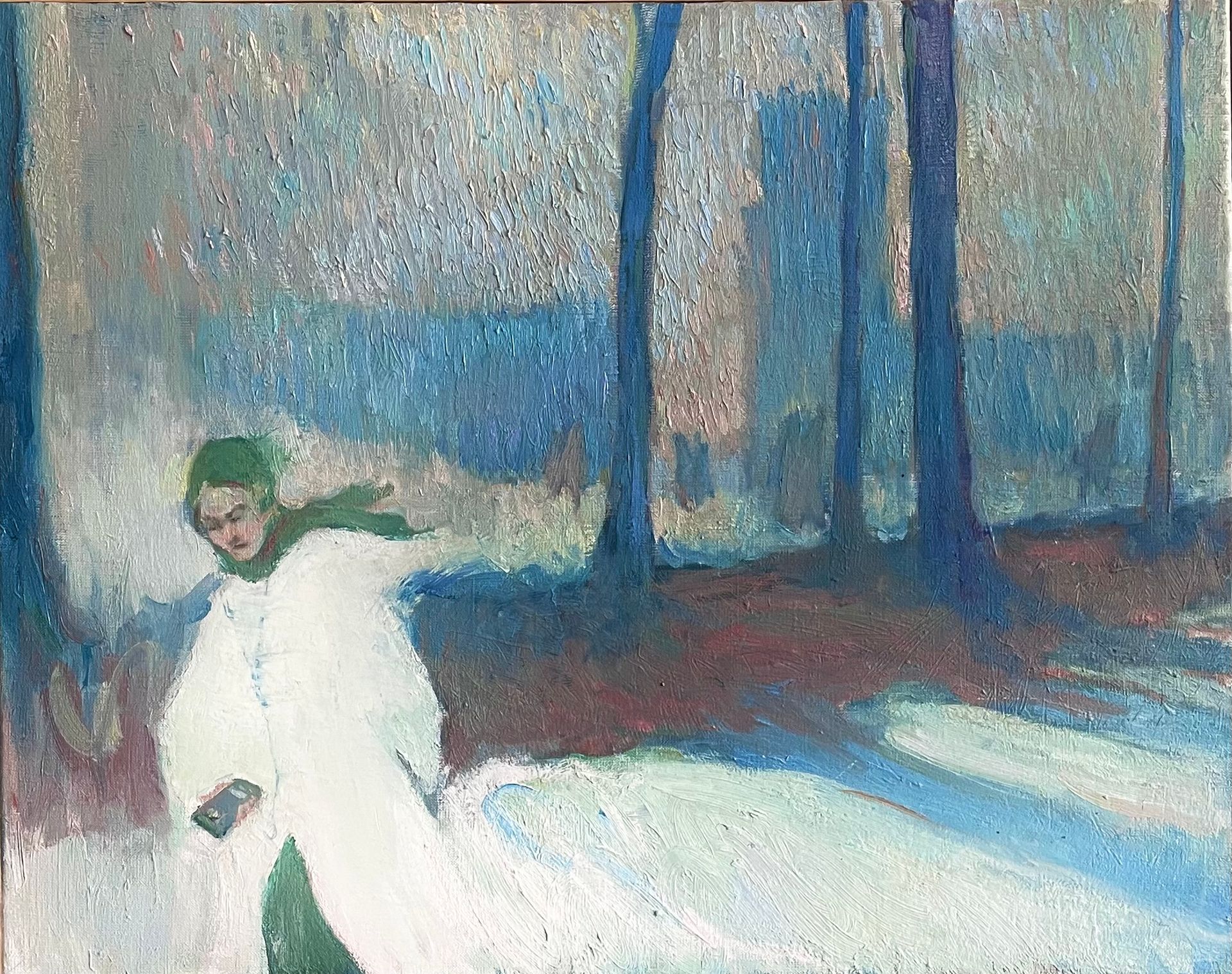 Анастасия Давыдова (Картина, живопись - 
                  70 x 55 см) Бежит