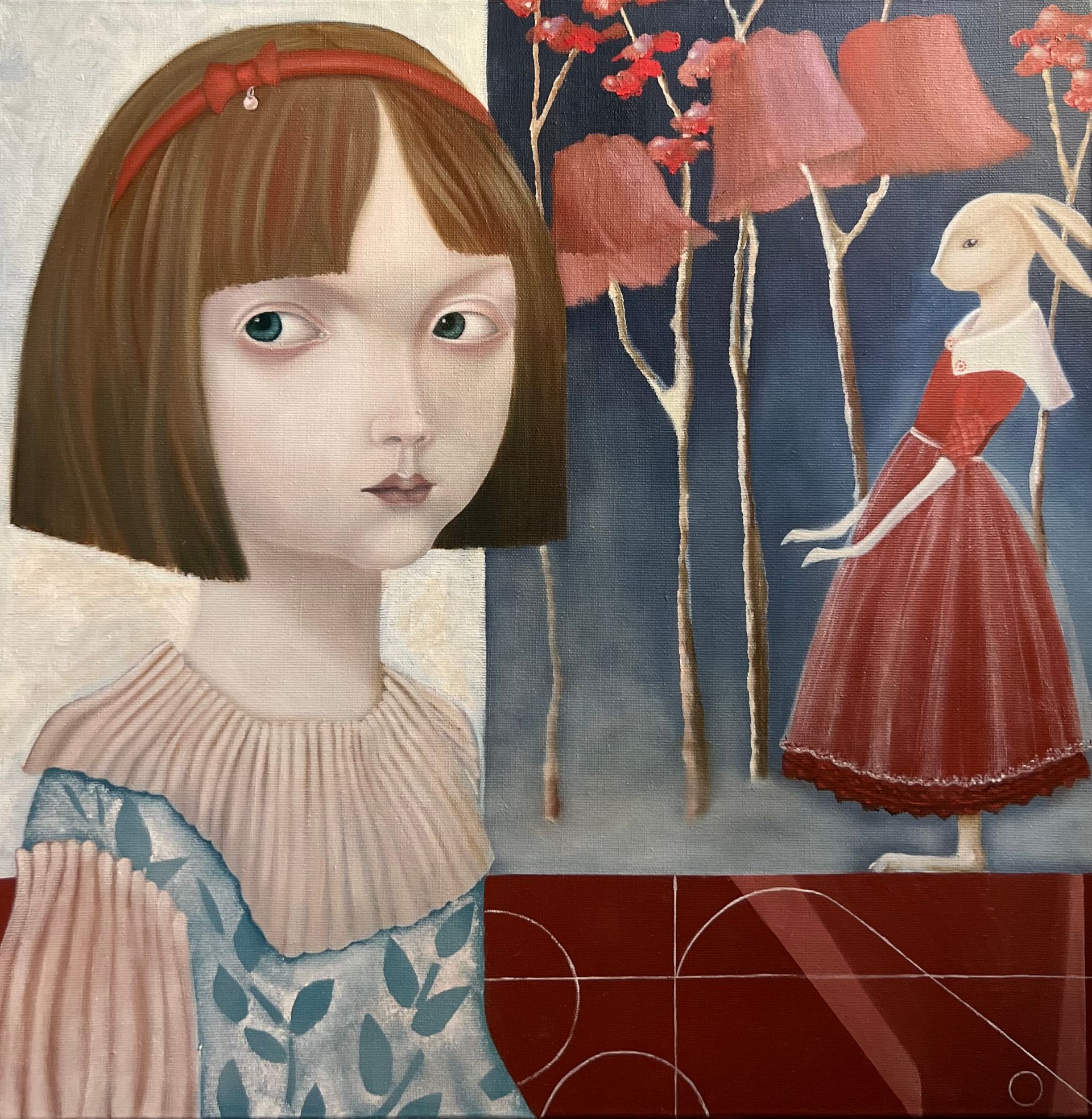 Нина Григель (Картина, живопись - 
                  50 x 50 см) Алиса