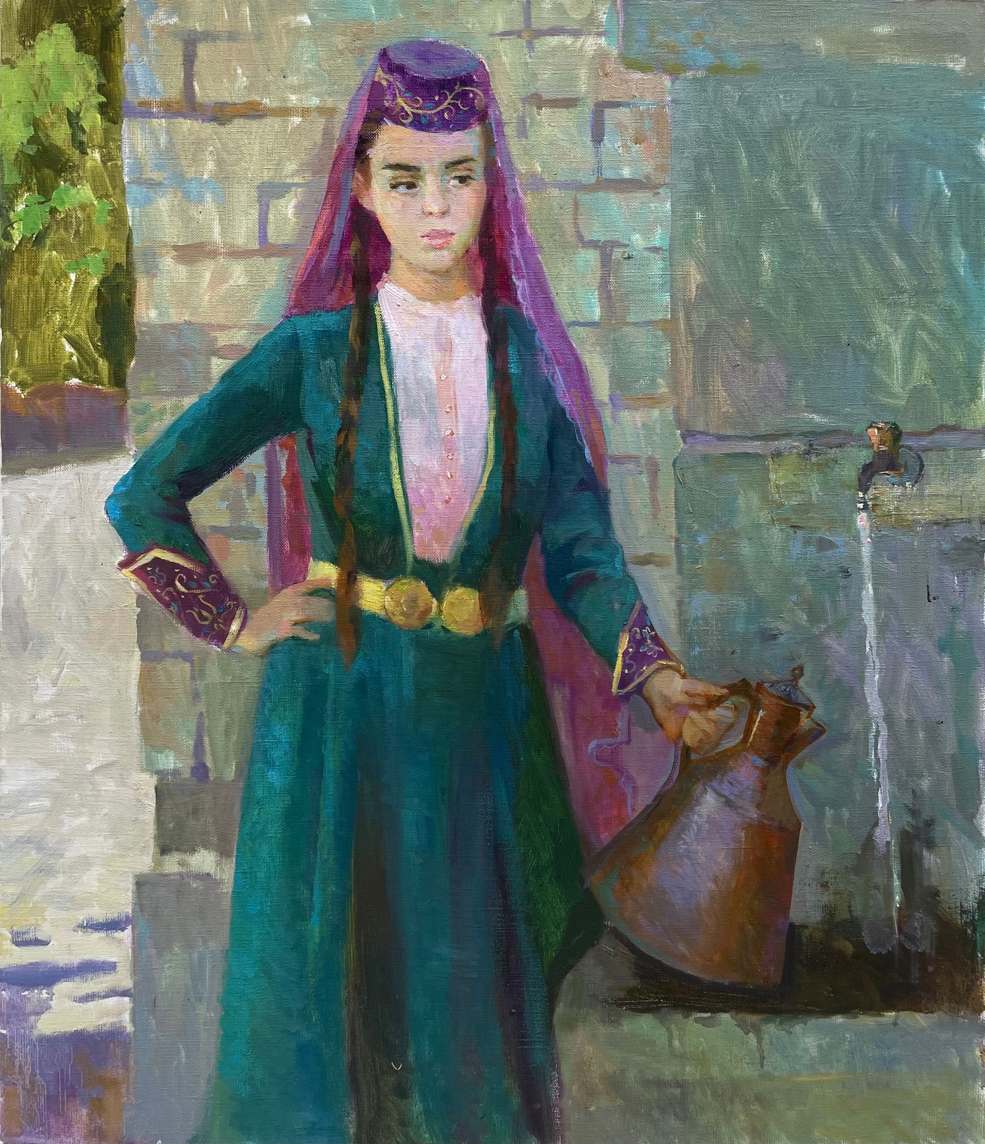 Алина Коршункова (Картина, живопись - 
                  50 x 60 см) Портрет Татарочки