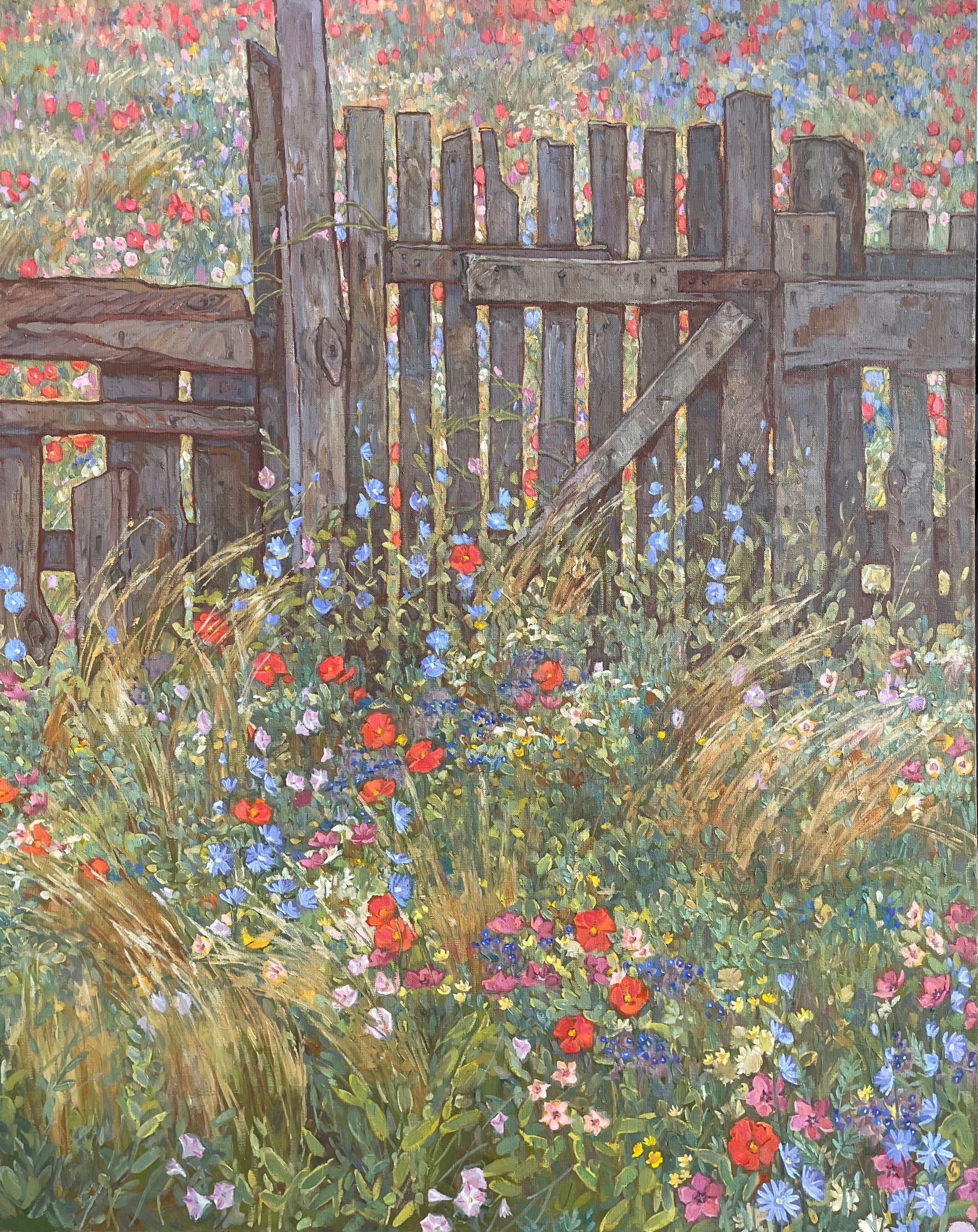 Залифа Хибатова (Картина, живопись - 
                  80 x 100 см) Забытая тропа