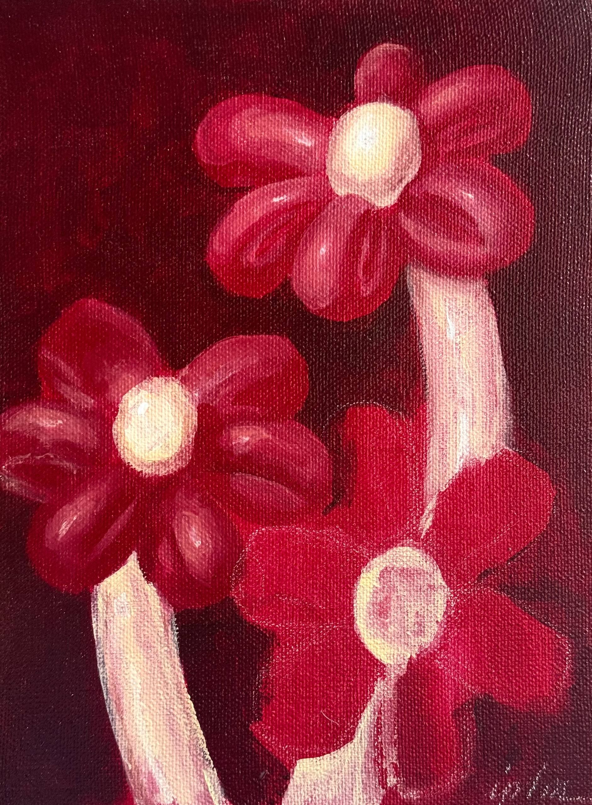 Виктория Зарецкая (embrassé par la muse) (Картина, живопись - 
                  18 x 24 см) Camomille