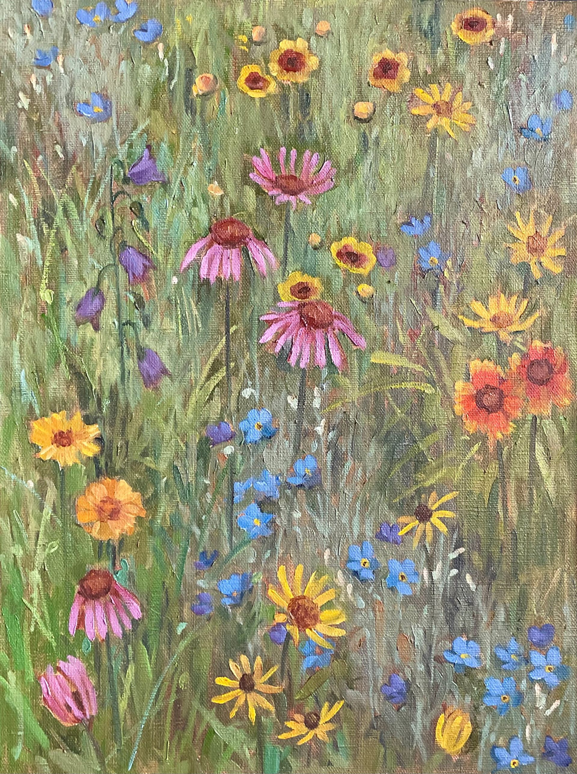 Залифа Хибатова (Картина, живопись - 
                  30 x 40 см) Цветущее
