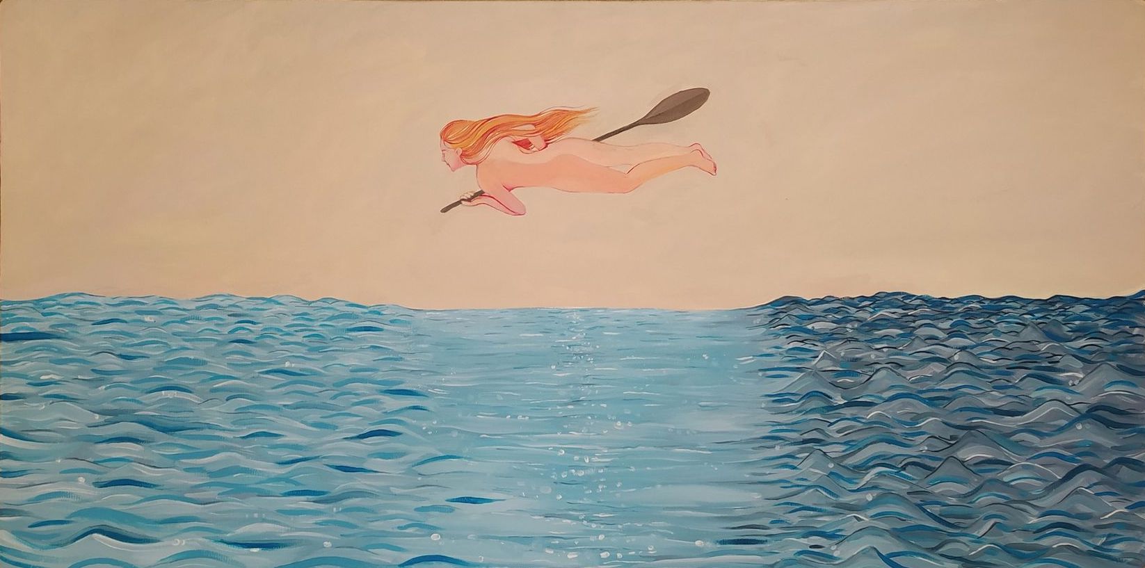 Оля Душкина (Картина, живопись - 
                  70 x 40 см) Времоре