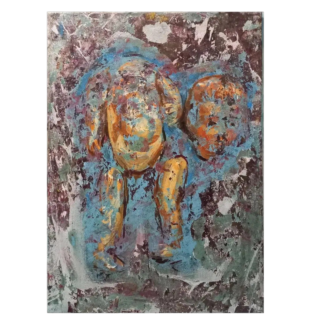 Sasha Look (Картина, живопись - 
                  60 x 80 см) Пупсик