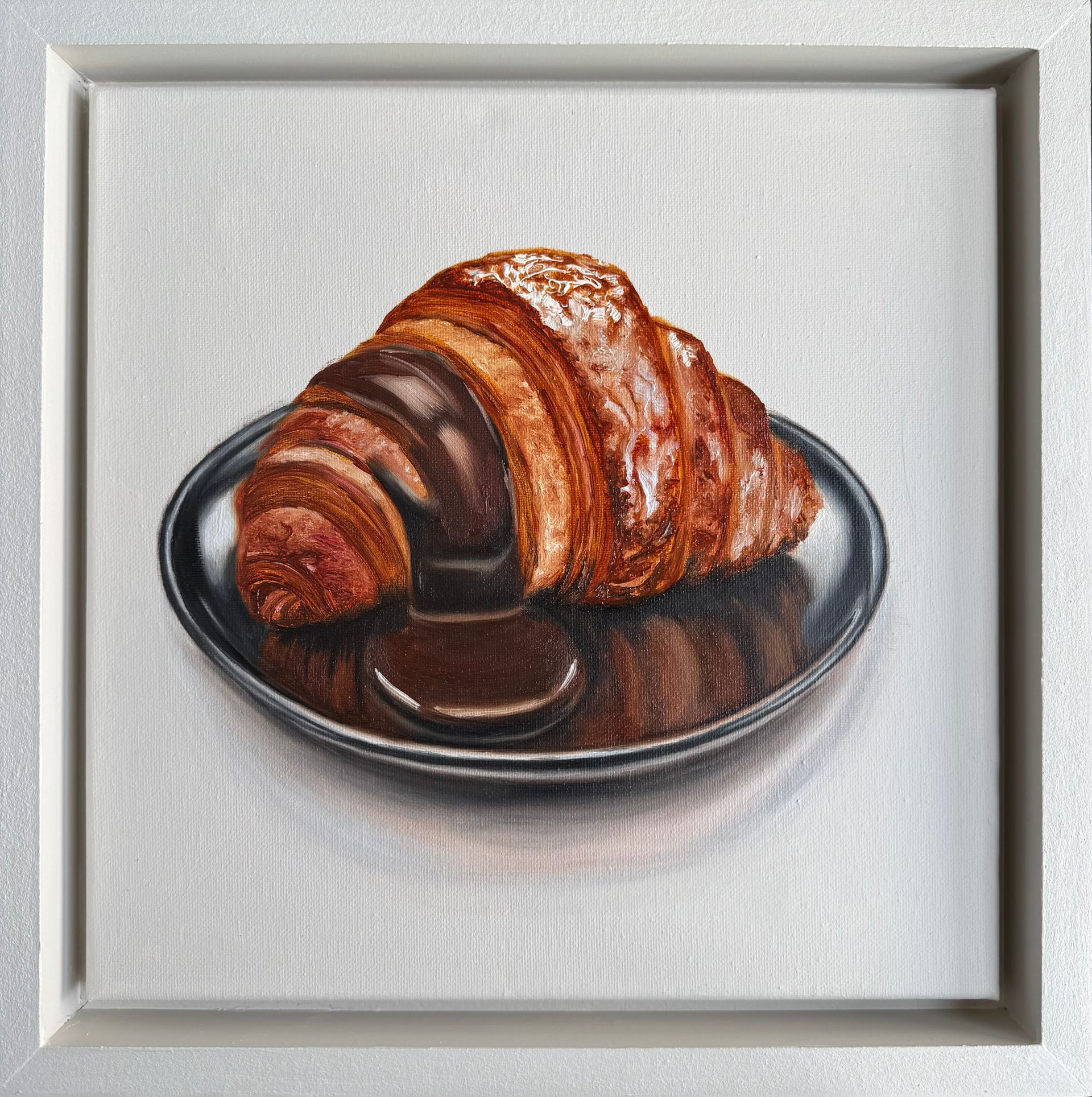 Наталья Наумова (Картина, живопись - 
                  35 x 35 см) Миниатюра "Утро #1"