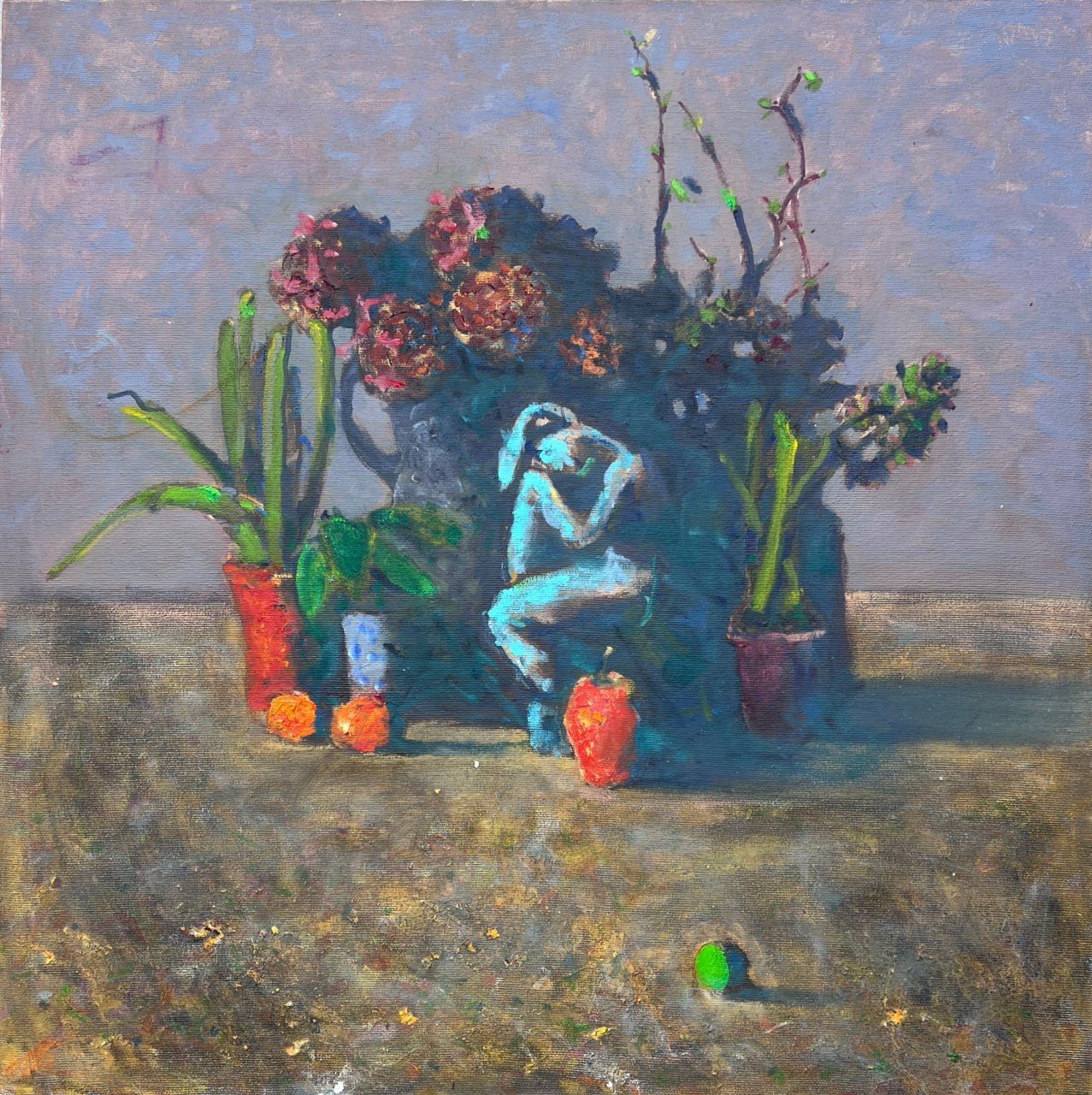 Юлия Небосова (Картина, живопись - 
                  80 x 80 см) Весна