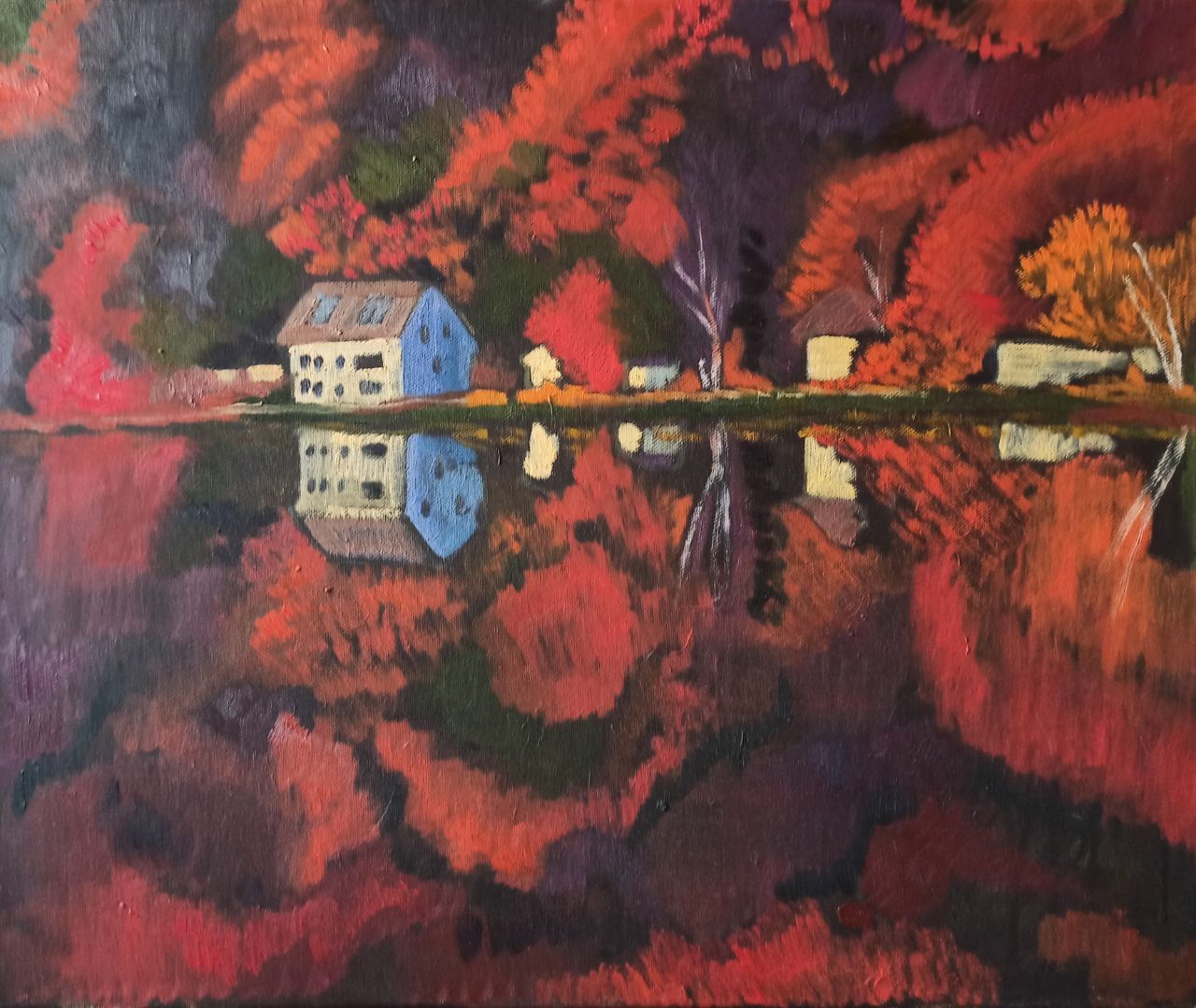 Анастасия Полякова (Картина, живопись - 
                  55 x 46 см) Осень