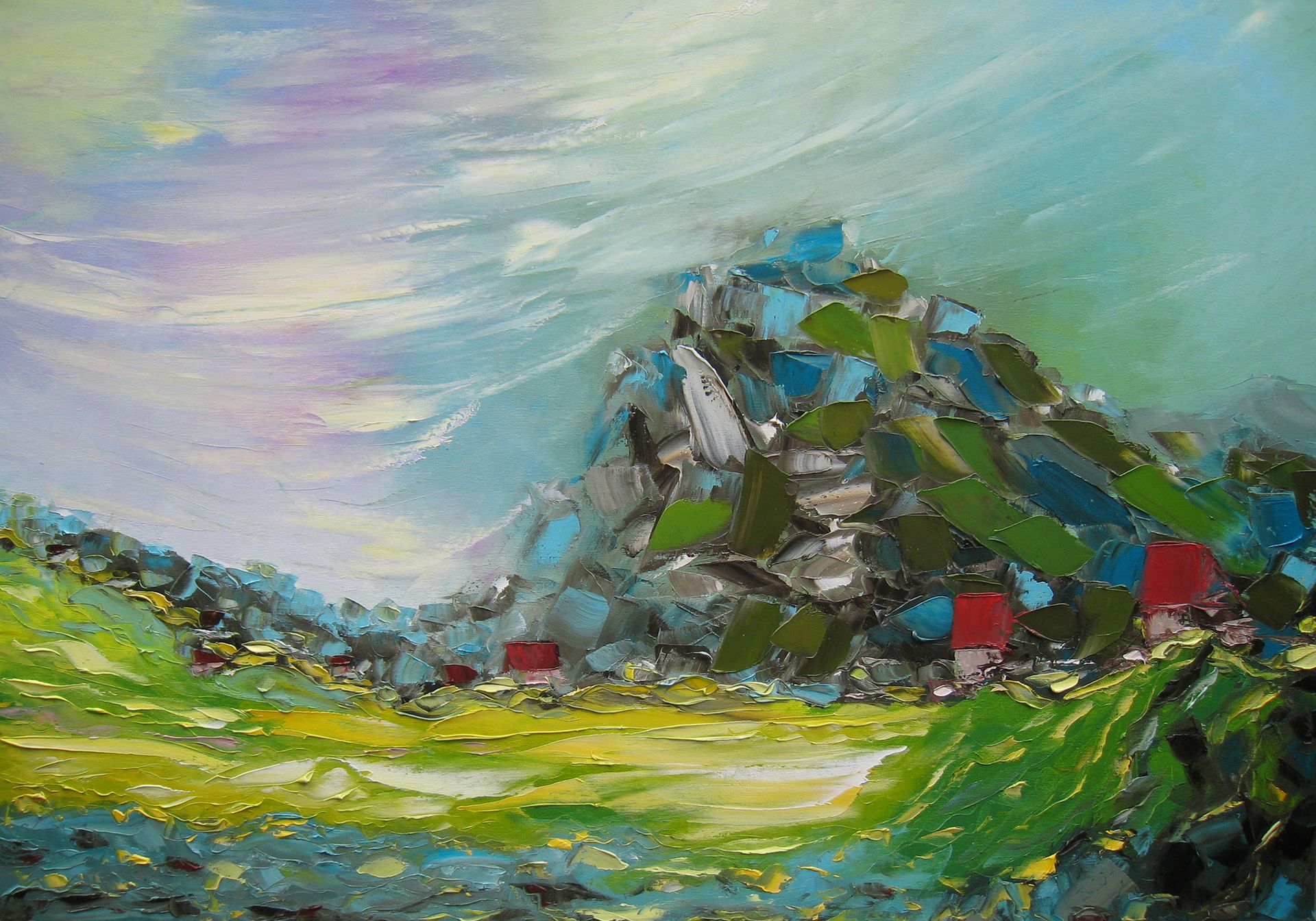 Андрей Шенгелия (Картина, живопись - 
                  100 x 70 см) Даба Хуло