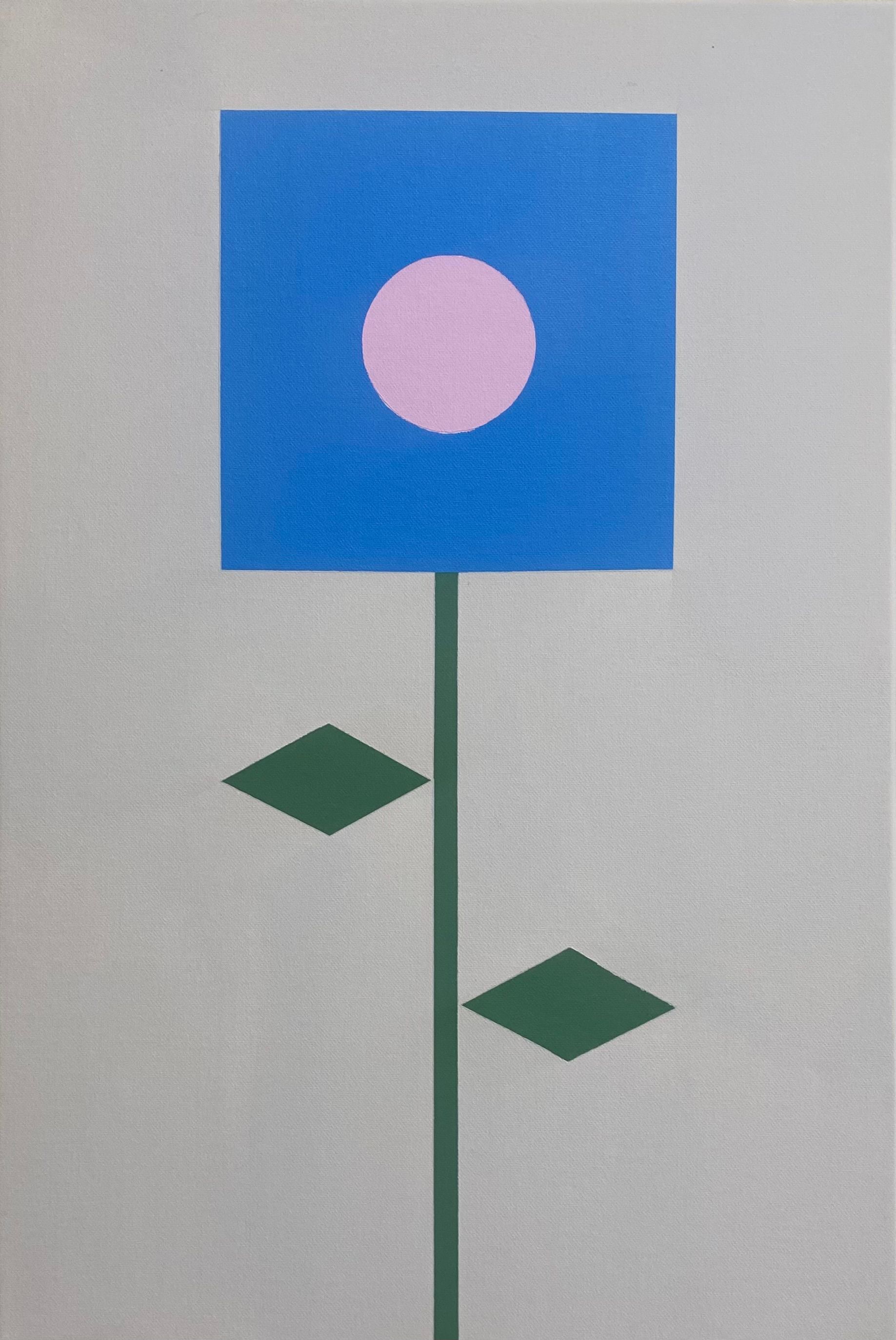 Юрий Ростиславский (Картина, живопись - 
                  40 x 60 см) Синий цветок