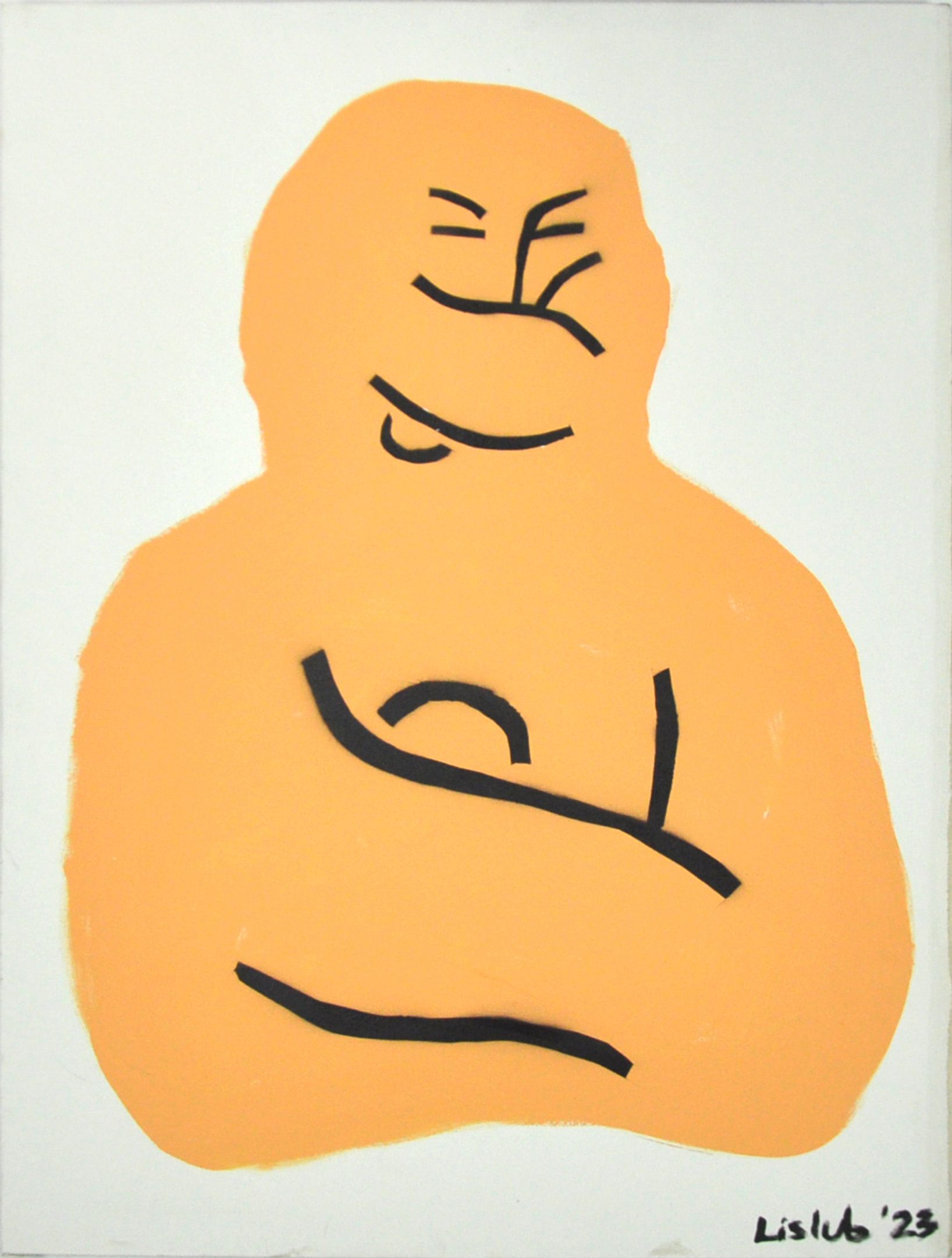 Любовь Лисицына (Картина, живопись - 
                  55 x 68 см) Интроверт