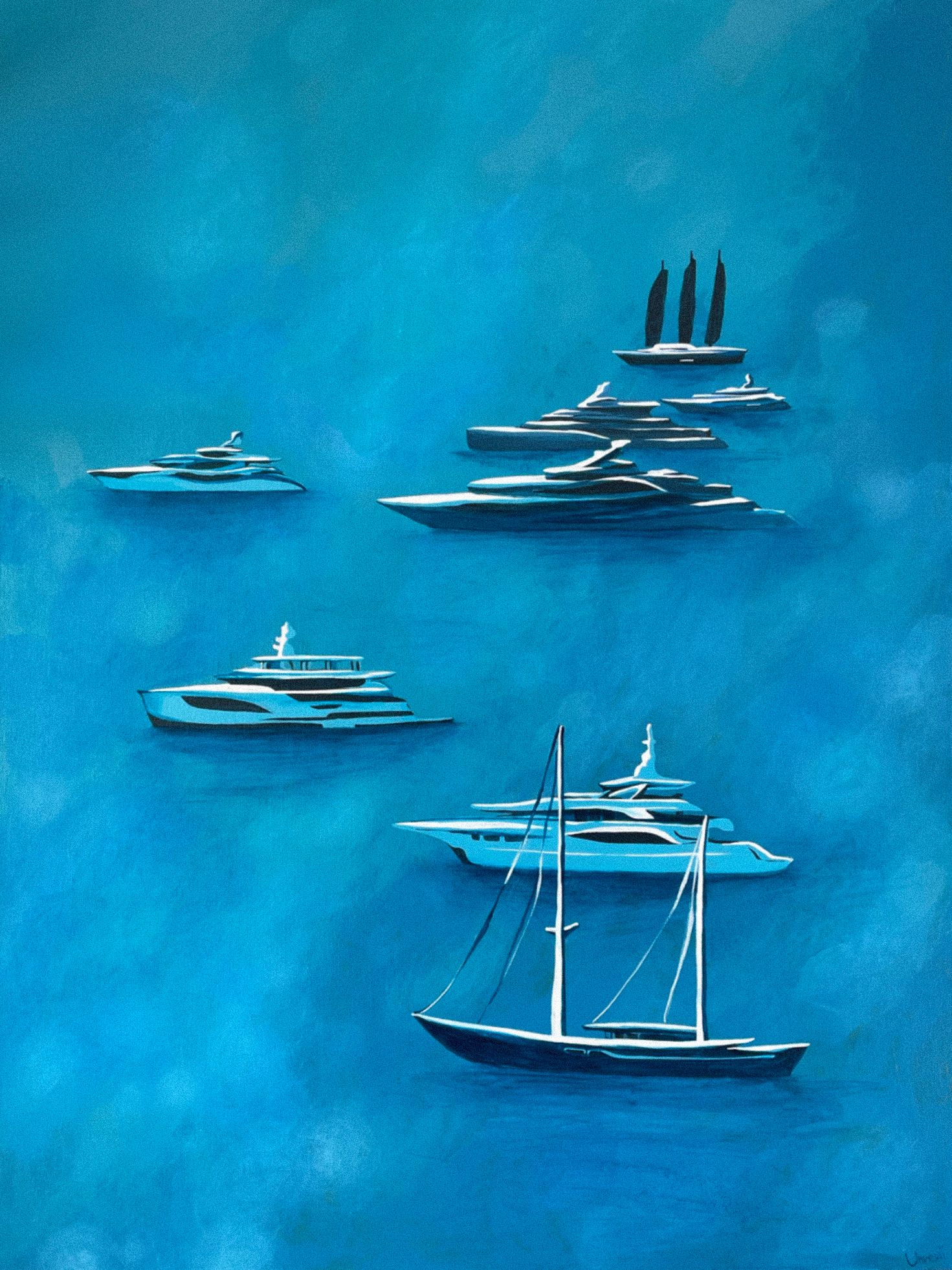 Виктория Никулочкина (Картина, живопись - 
                  50 x 70 см) Трафик