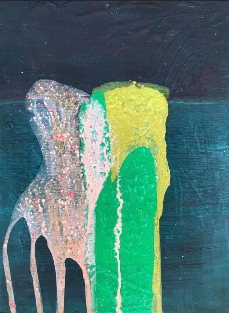 Алексей Костяков (Авторская графика - 
                  30 x 40 см) Световые огни No4