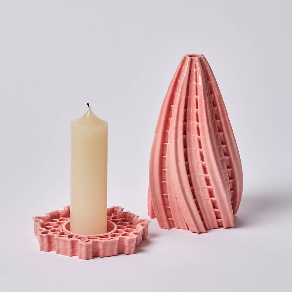 Данил Карамушкин (Скульптура - 
                  13 x 19 см) Сет "Snowflake skyscraper pink gingerbread" №2