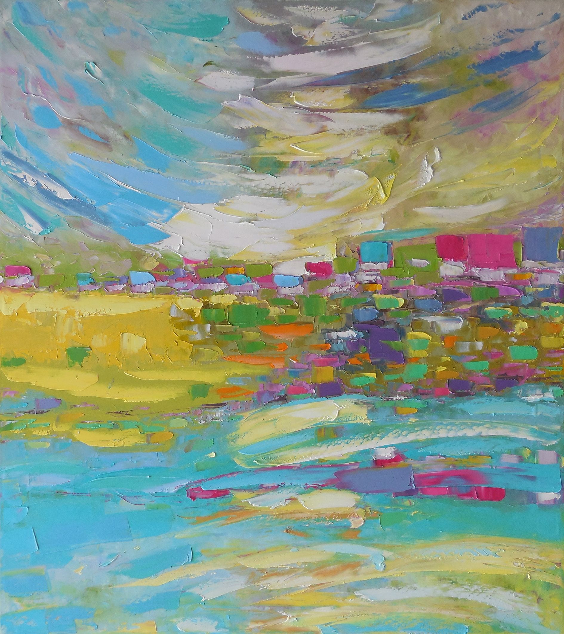 Андрей Шенгелия (Картина, живопись - 
                  80 x 90 см) Merry wind