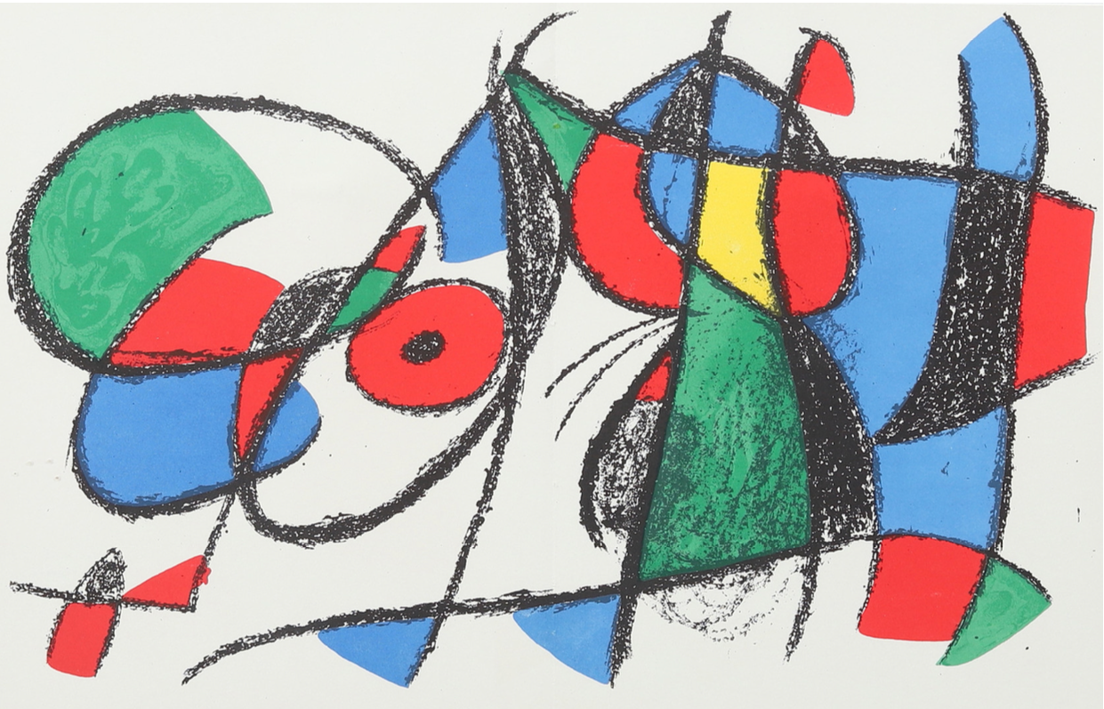 Хоан Миро (Графика печатная - 
                  49 x 32 см) ЛИТОГРАФИЯ II