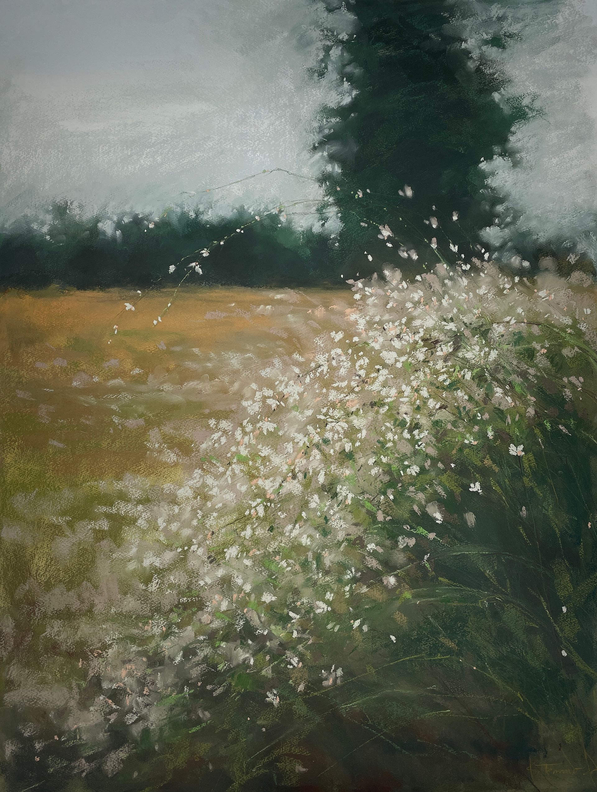 Катя Тетто (Авторская графика - 
                  60 x 80 см) Летний ветер