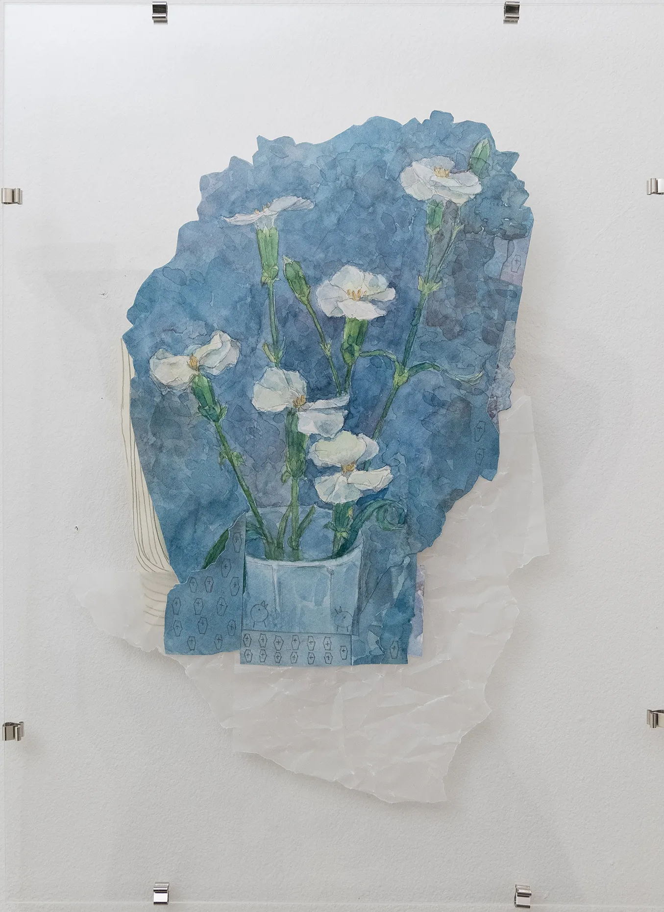 Анна Сави (АСА) (Авторская графика - 
                  33 x 44 см) Из серии "Легкое касание"