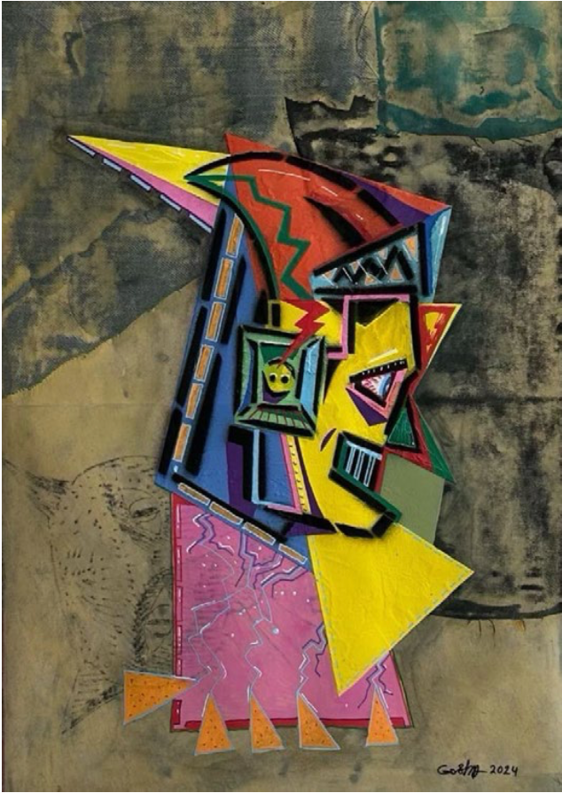 Гоша Острецов (Авторская графика - 
                  30 x 43 см) Данте в цифровом формате