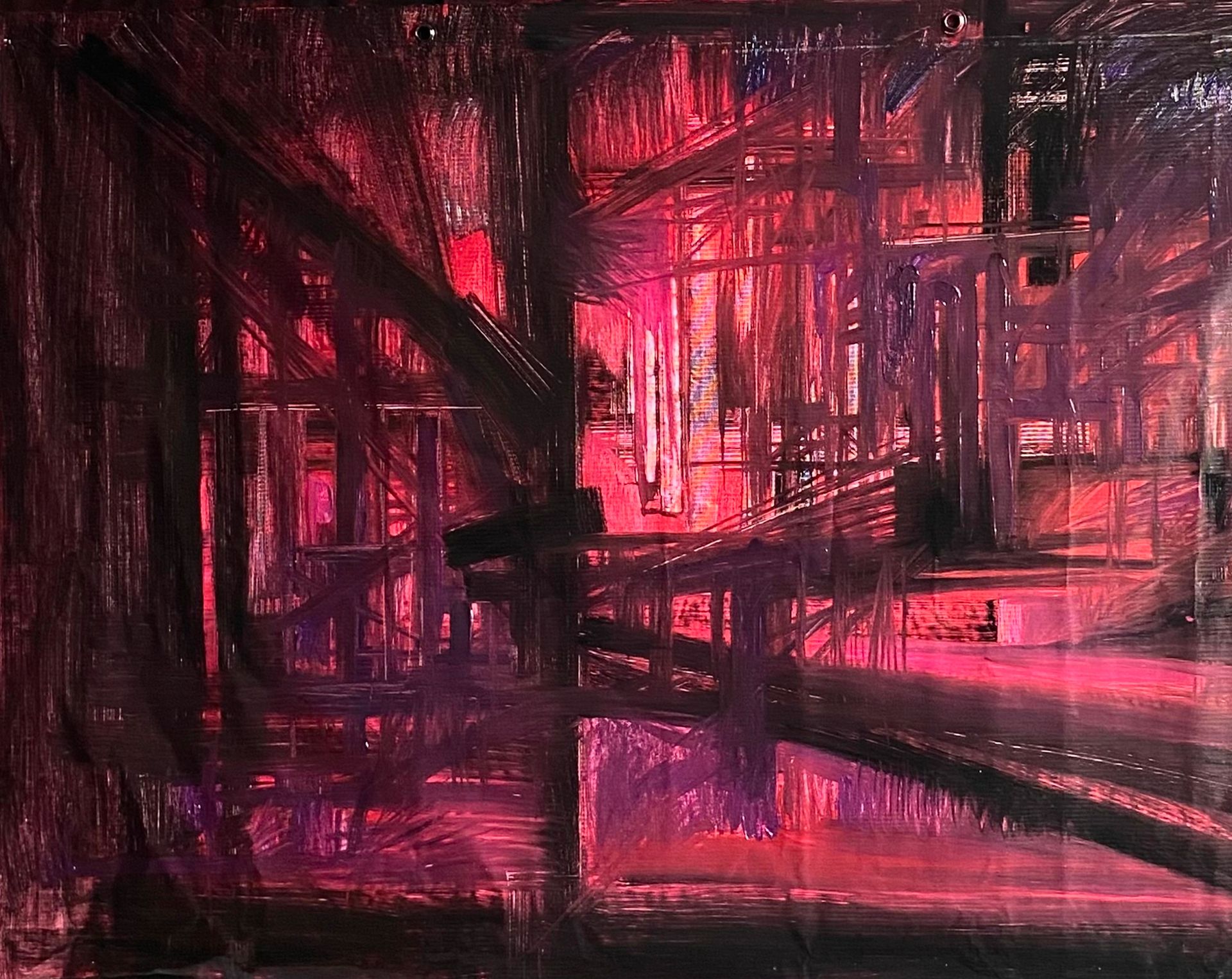 Anna Gorn (Картина, живопись - 
                  140 x 94 см) Untitled