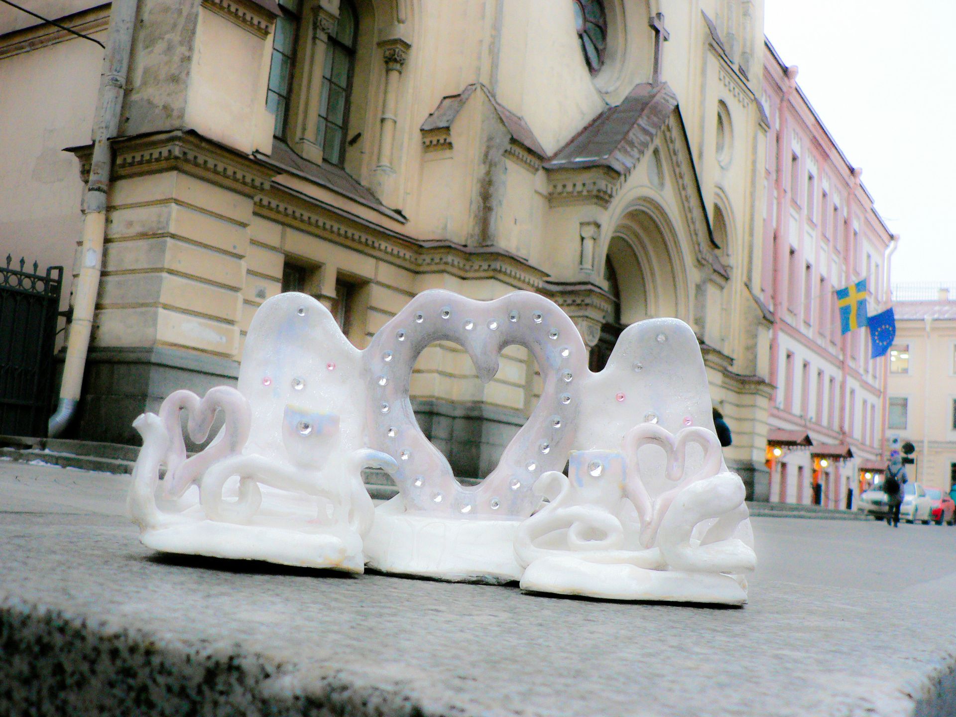 Crystal (Ксюша Х.) (Скульптура - 
                  30 x 18 см) Angel wings˚ʚ♡ɞ˚