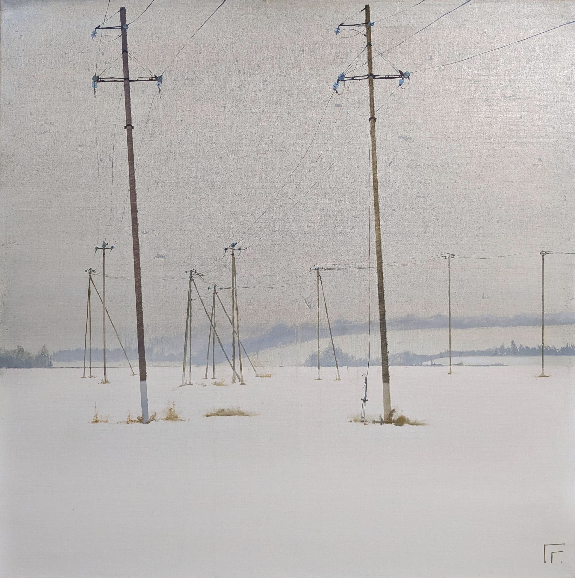 Глеб Горшунов (Картина, живопись - 
                  80 x 80 см) Десять