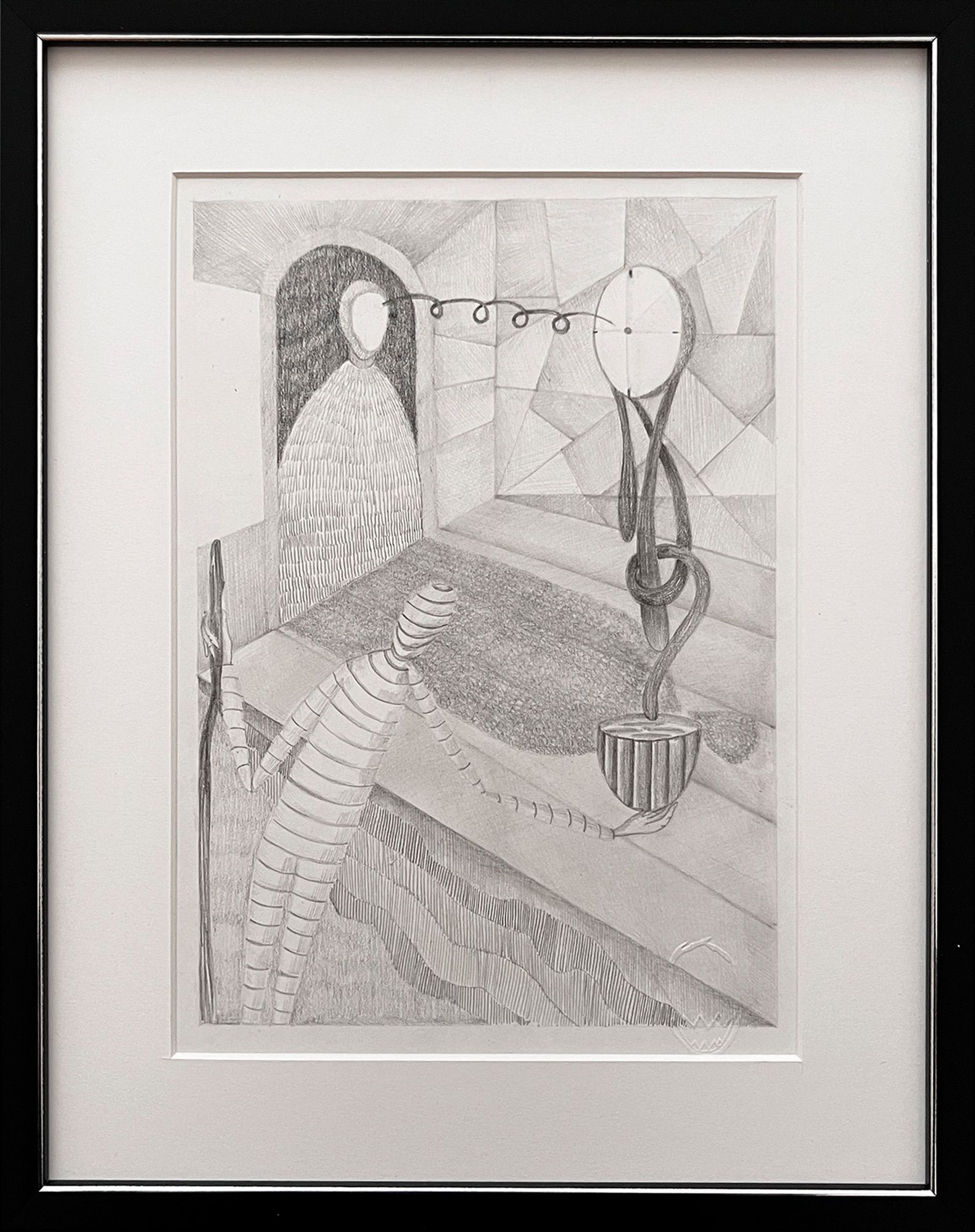 Леша Мелки (Авторская графика - 
                  30 x 40 см) Без названия 7