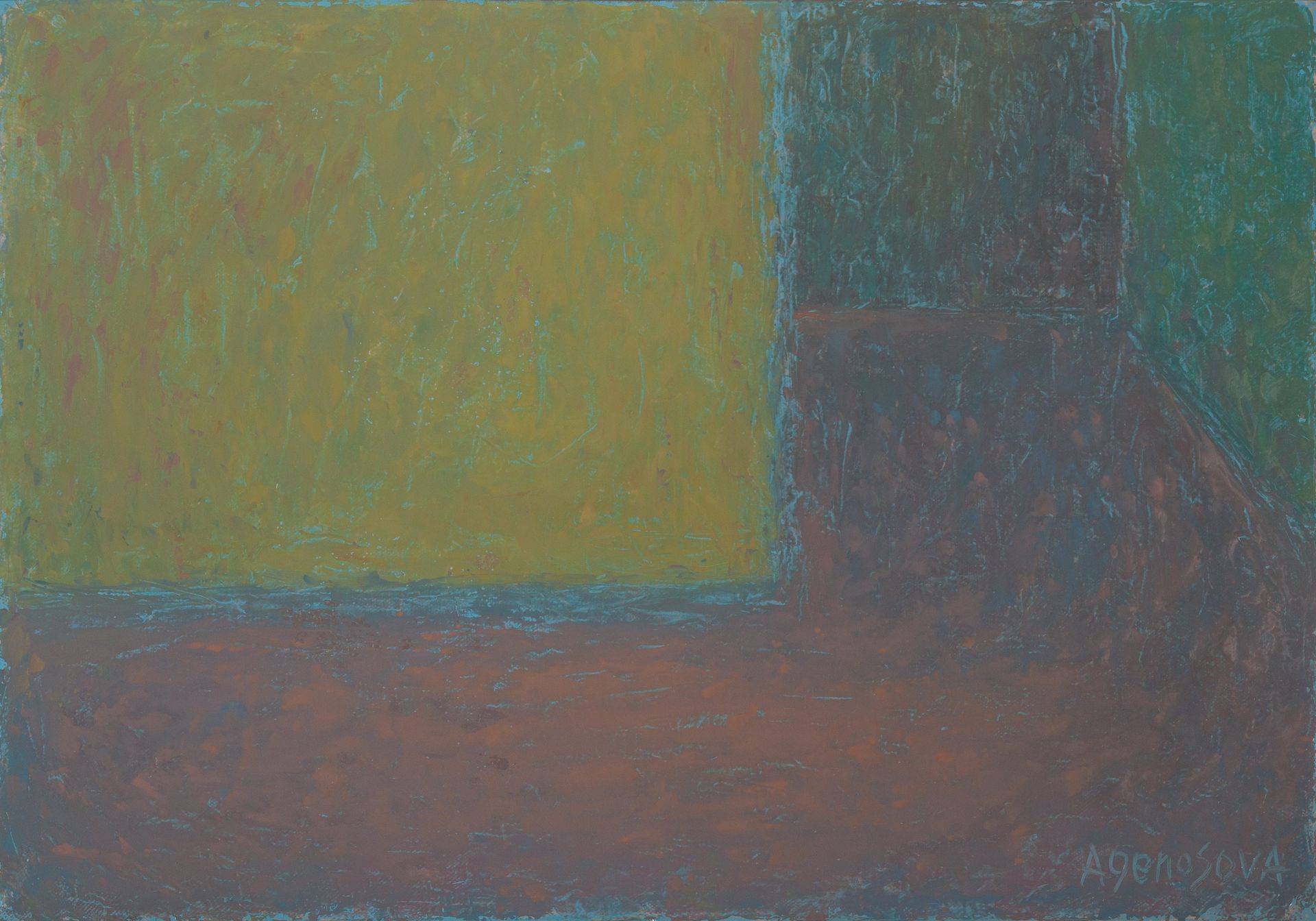 Юлия Агеносова (Картина, живопись - 
                  100 x 60 см) Октябрь, 1