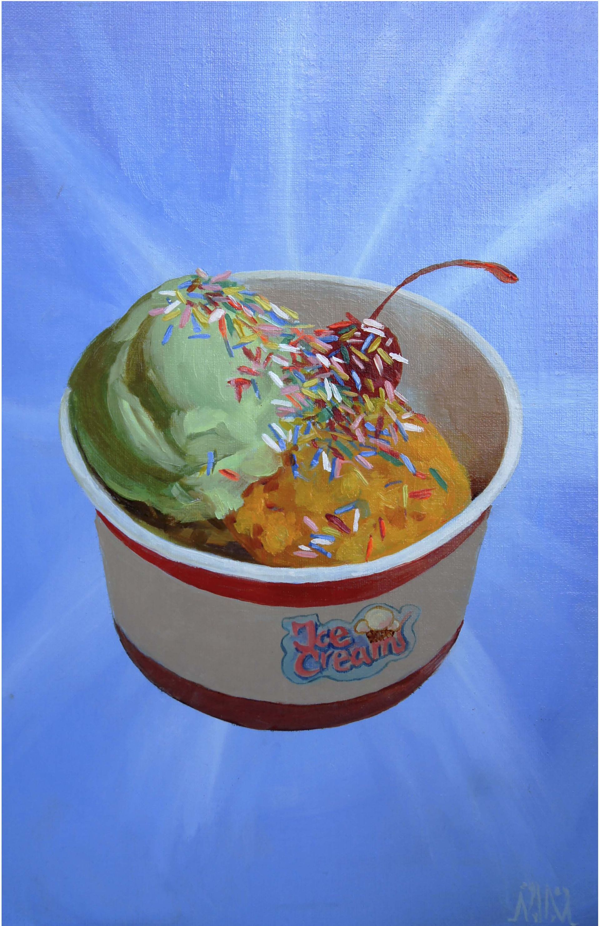 Мария Максимова (Авторская графика - 
                  20 x 30 см) ICE CREAM II