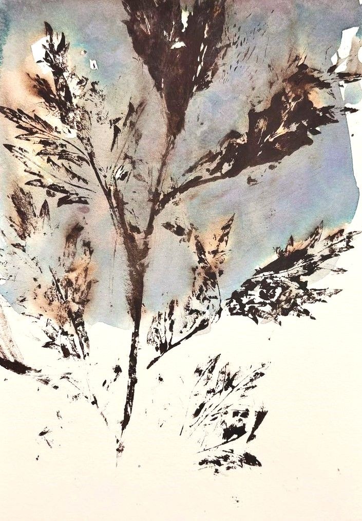 София Альбрехт (Авторская графика - 
                  14.6 x 20.9 см) ТРАВЫ №13. HERBS NO. 13