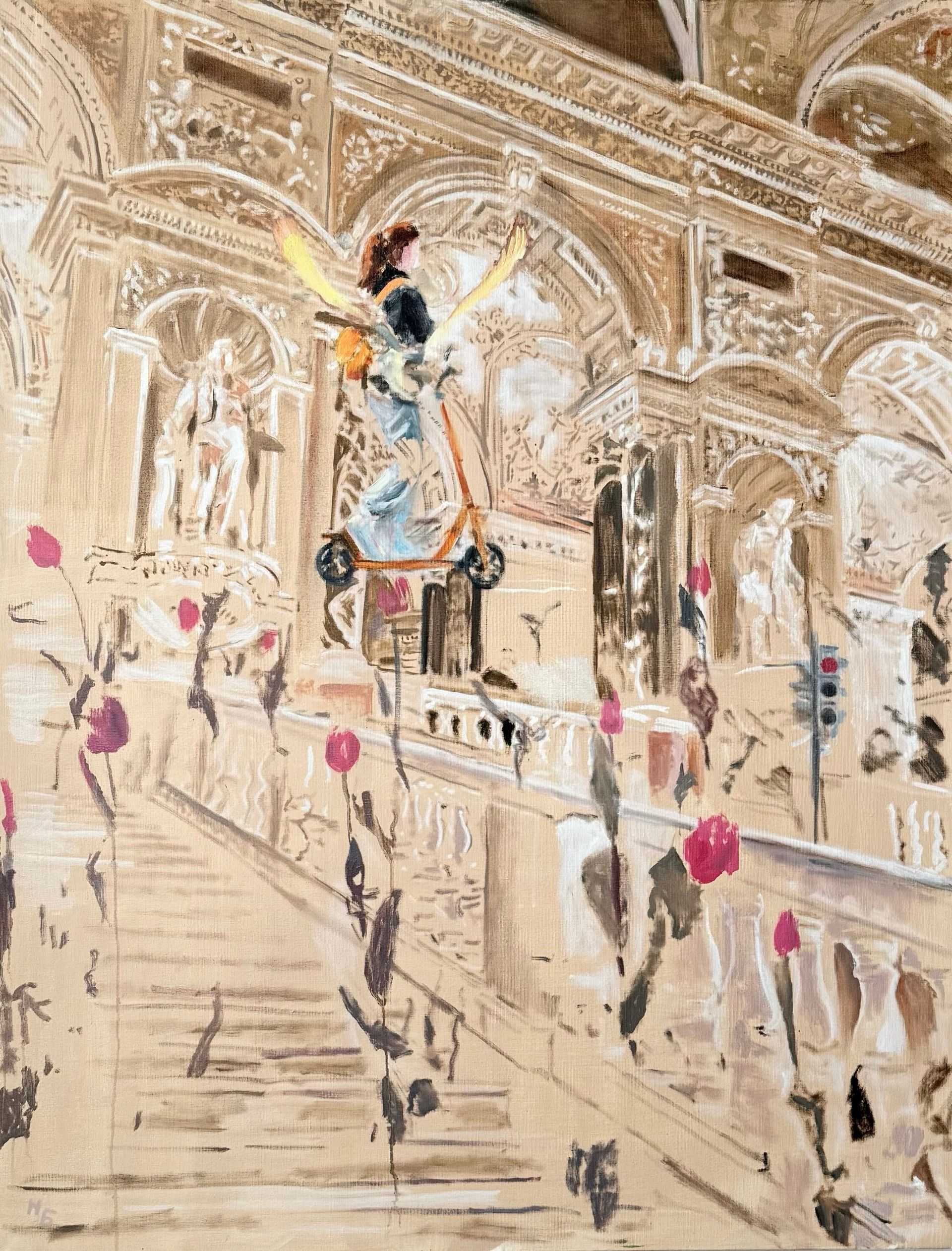 Надежда Богомолова (Картина, живопись - 
                  100 x 130 см) Музей естествознания