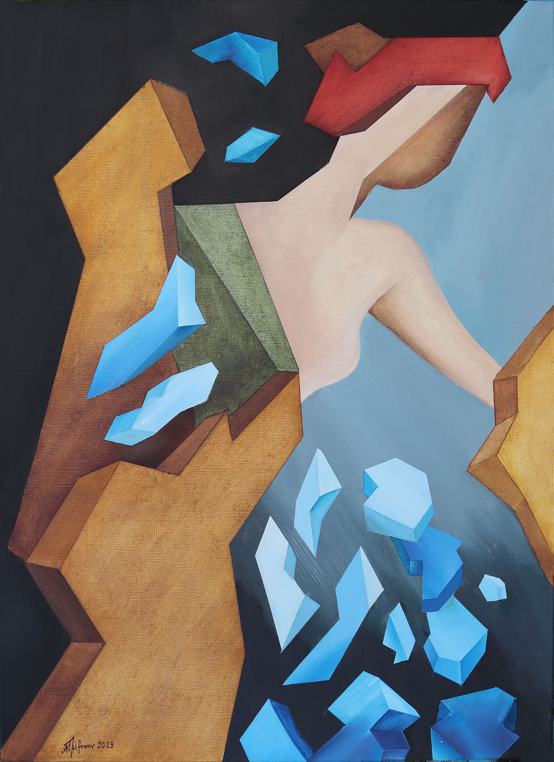 Александр Трифонов (Картина, живопись - 
                  80 x 110 см) Вечерняя звезда