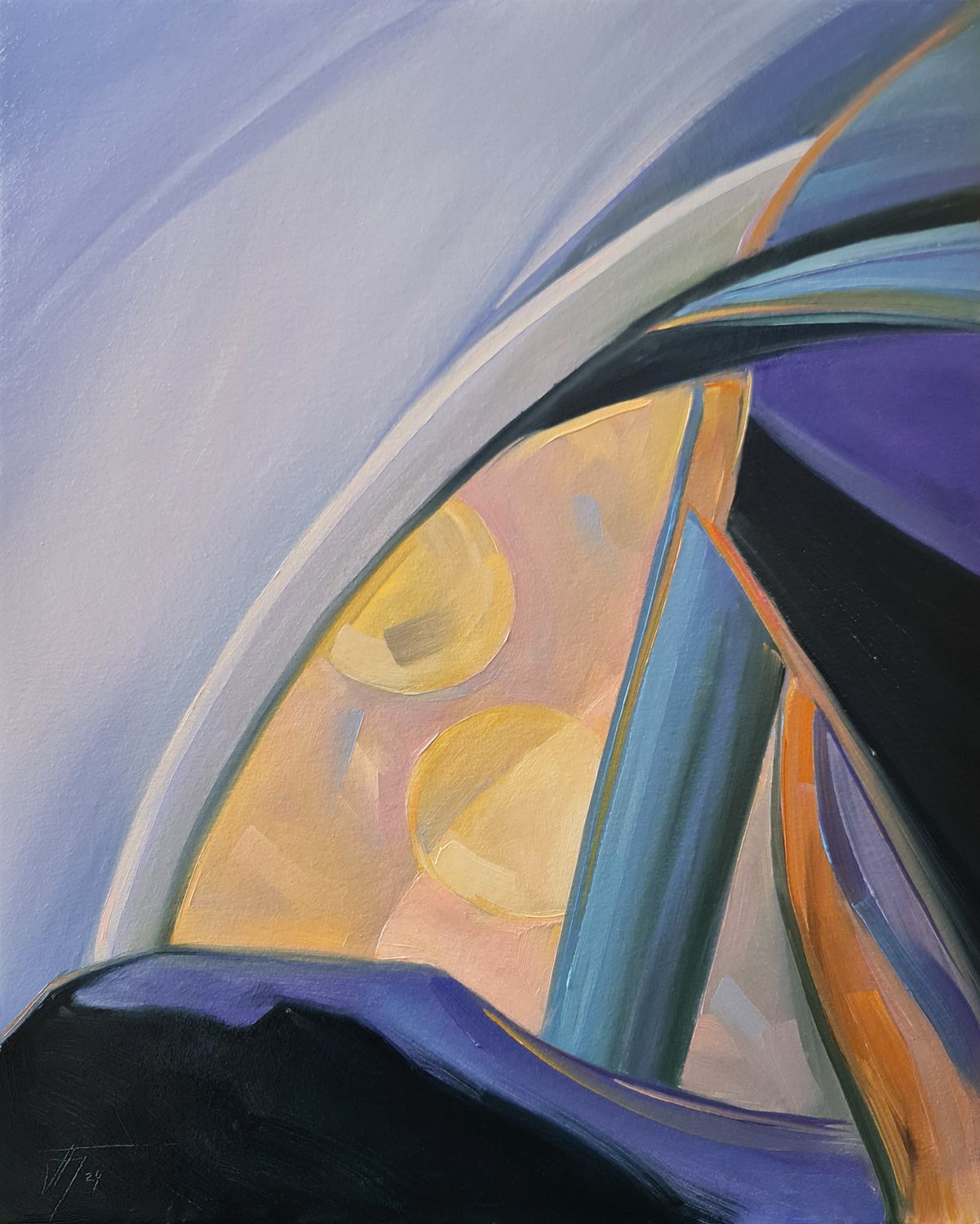 Александр Буданов (Авторская графика - 
                  40 x 50 см) Абстракция 72