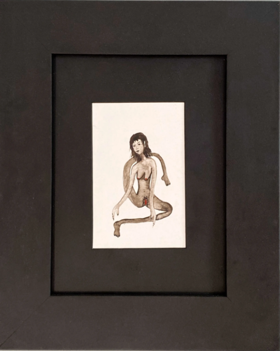 Анастасия Трапезникова (Авторская графика - 
                  27 x 34 см) THE YOGA