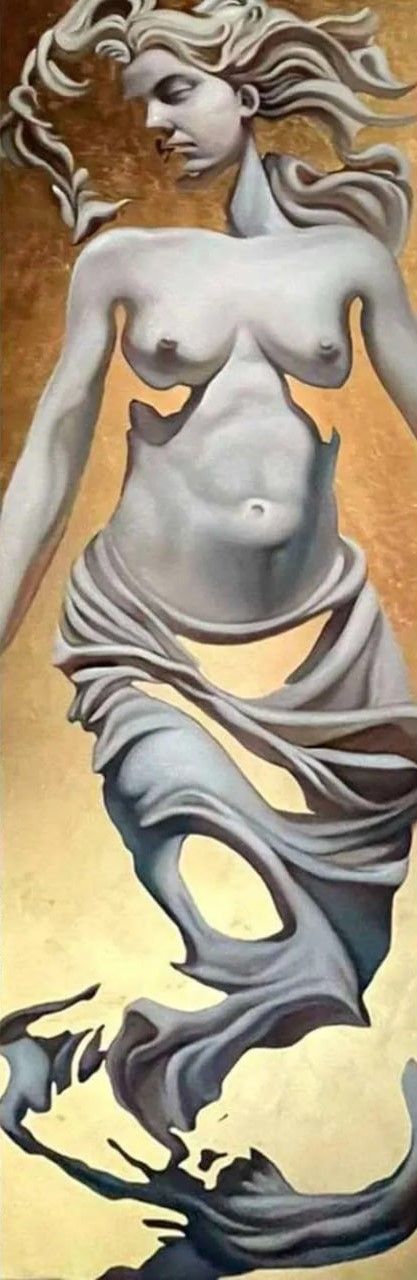Наталья Гудович (Картина, живопись - 
                  50 x 150 см) Ofelia