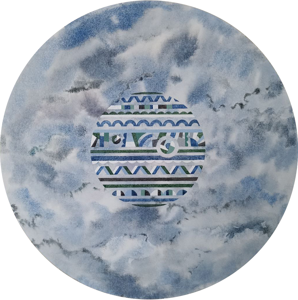 Валентина Ферманчук (Авторская графика - 
                  40 x 40 см) Мысль