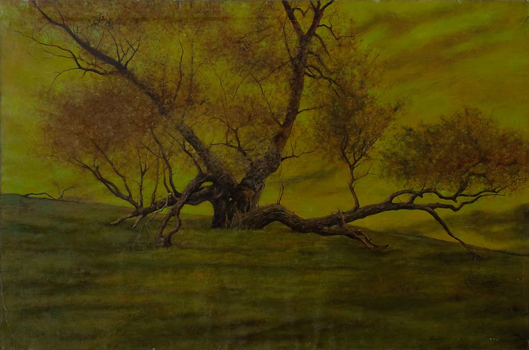 Дмитрий Пушкарёв (Картина, живопись - 
                  150 x 100 см) The Tree
