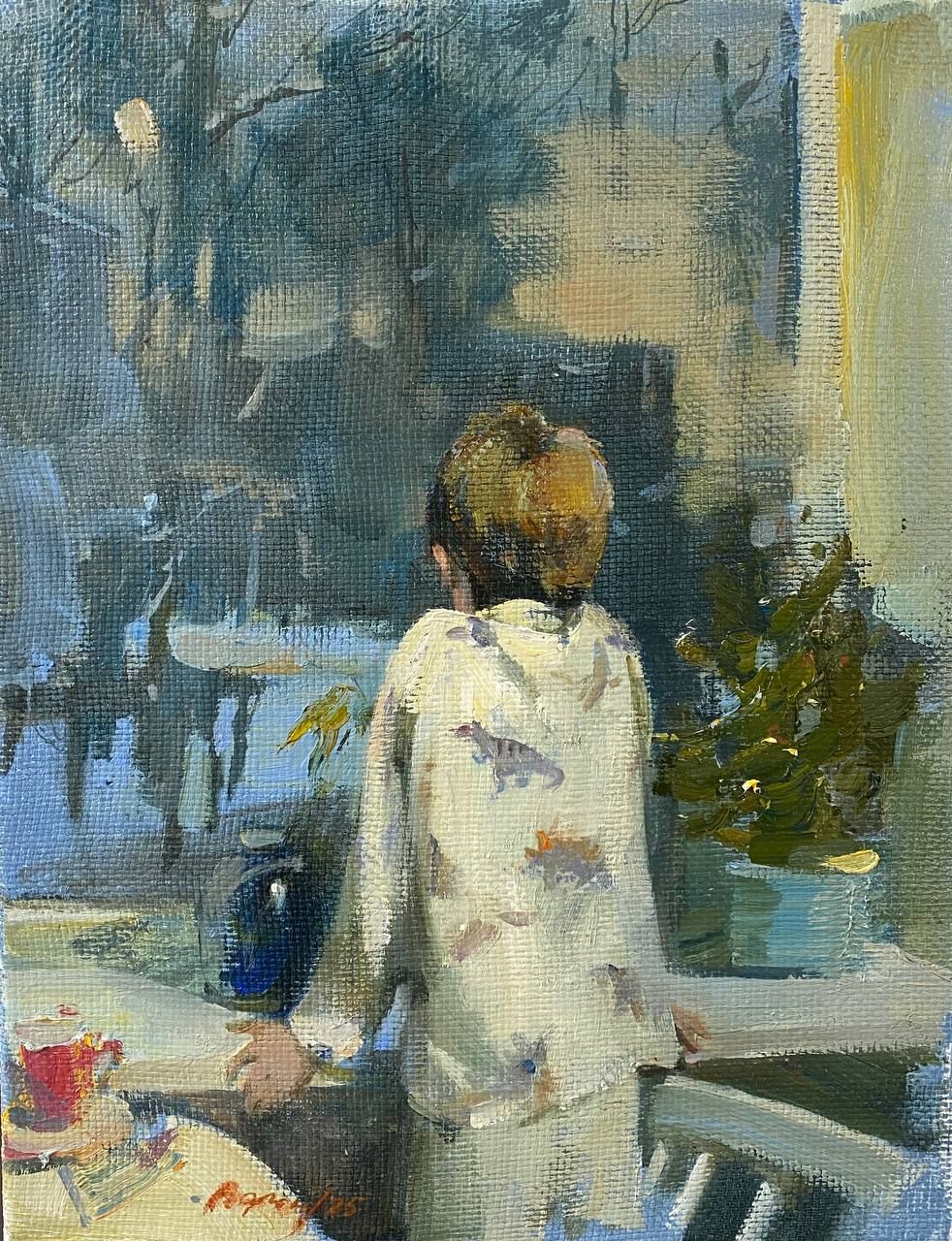 Надежда Воронцова (Картина, живопись - 
                  28 x 37 см) Зимняя сказка