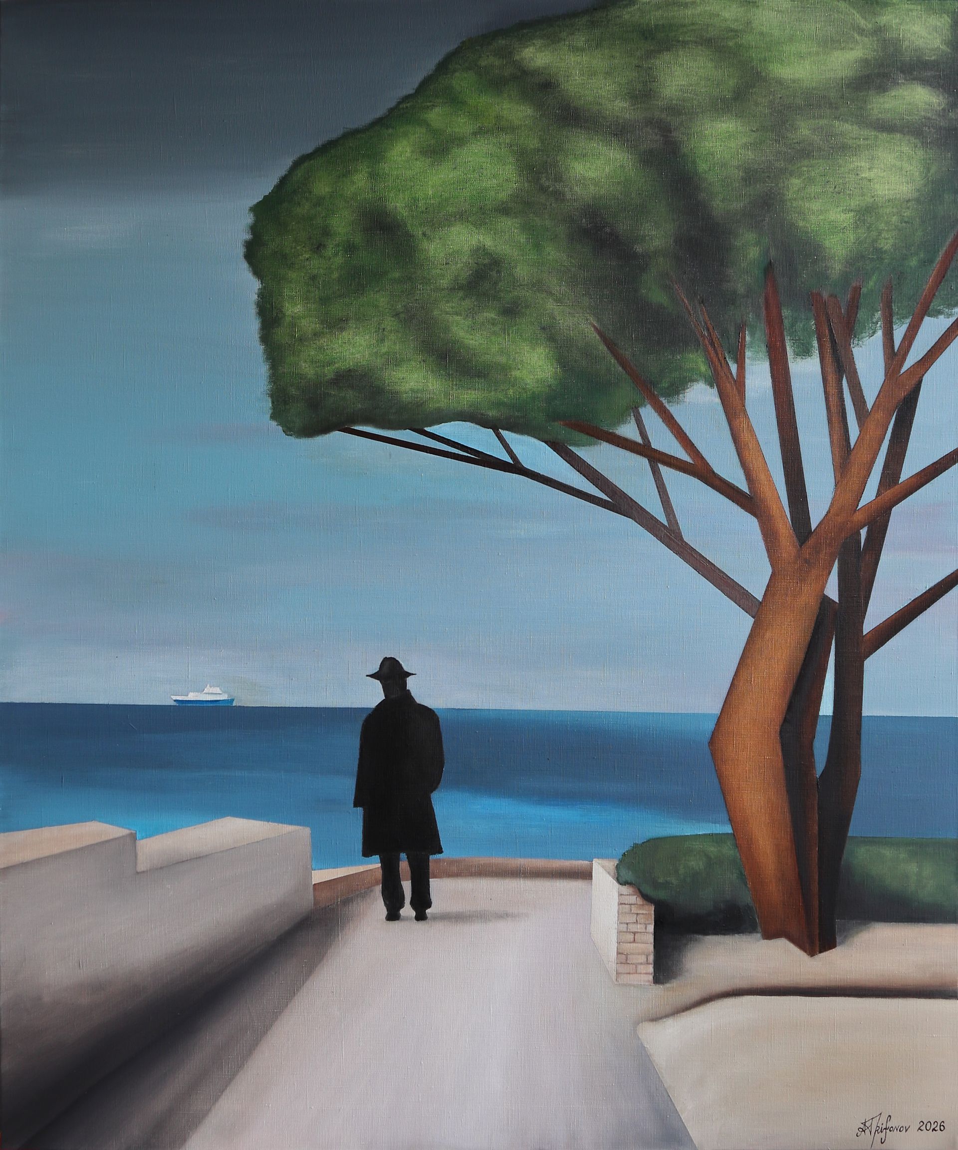 Александр Трифонов (Картина, живопись - 
                  100 x 120 см) Бунин