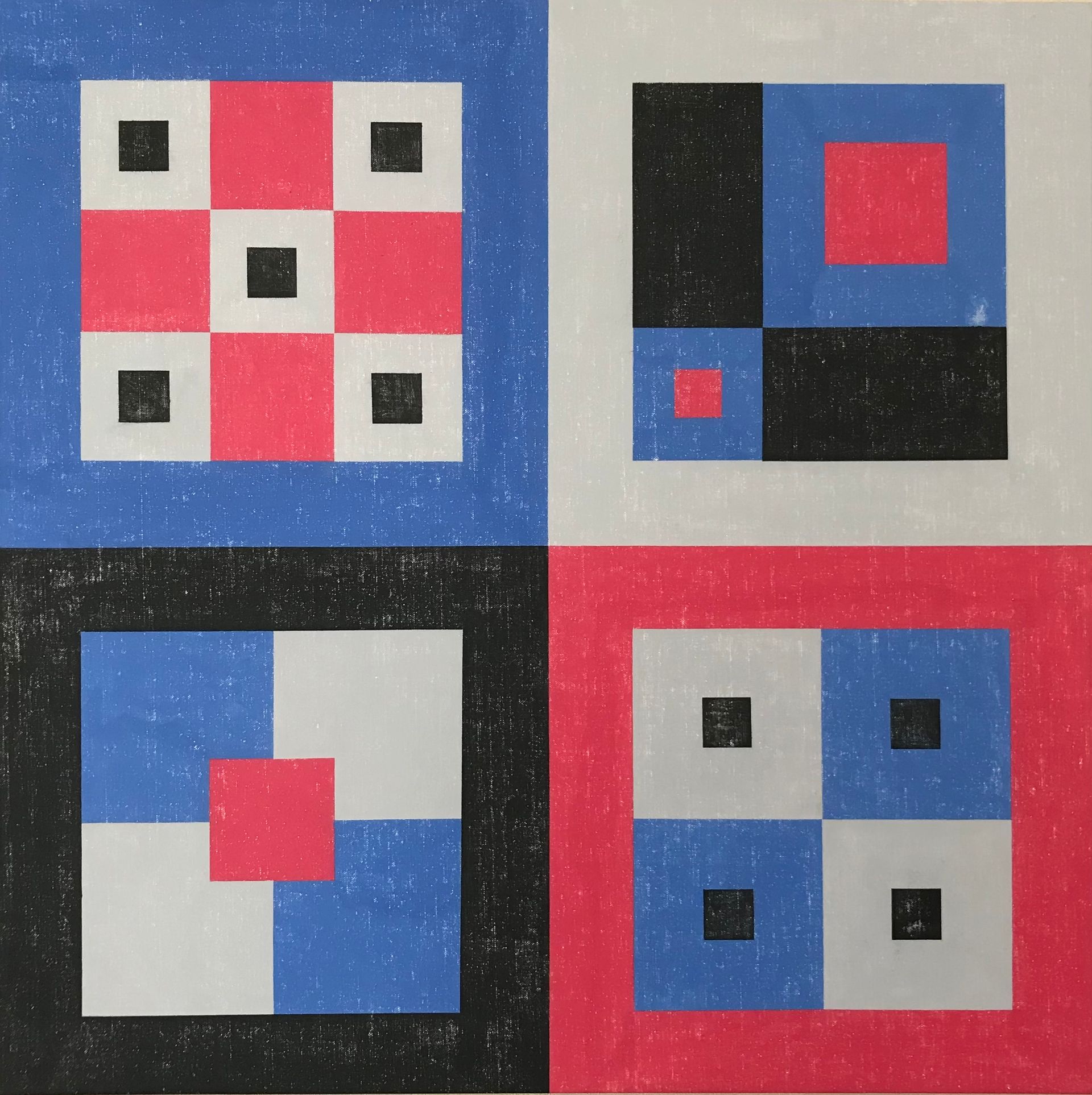 Юрий Ростиславский (Картина, живопись - 
                  90 x 90 см) Игра слов