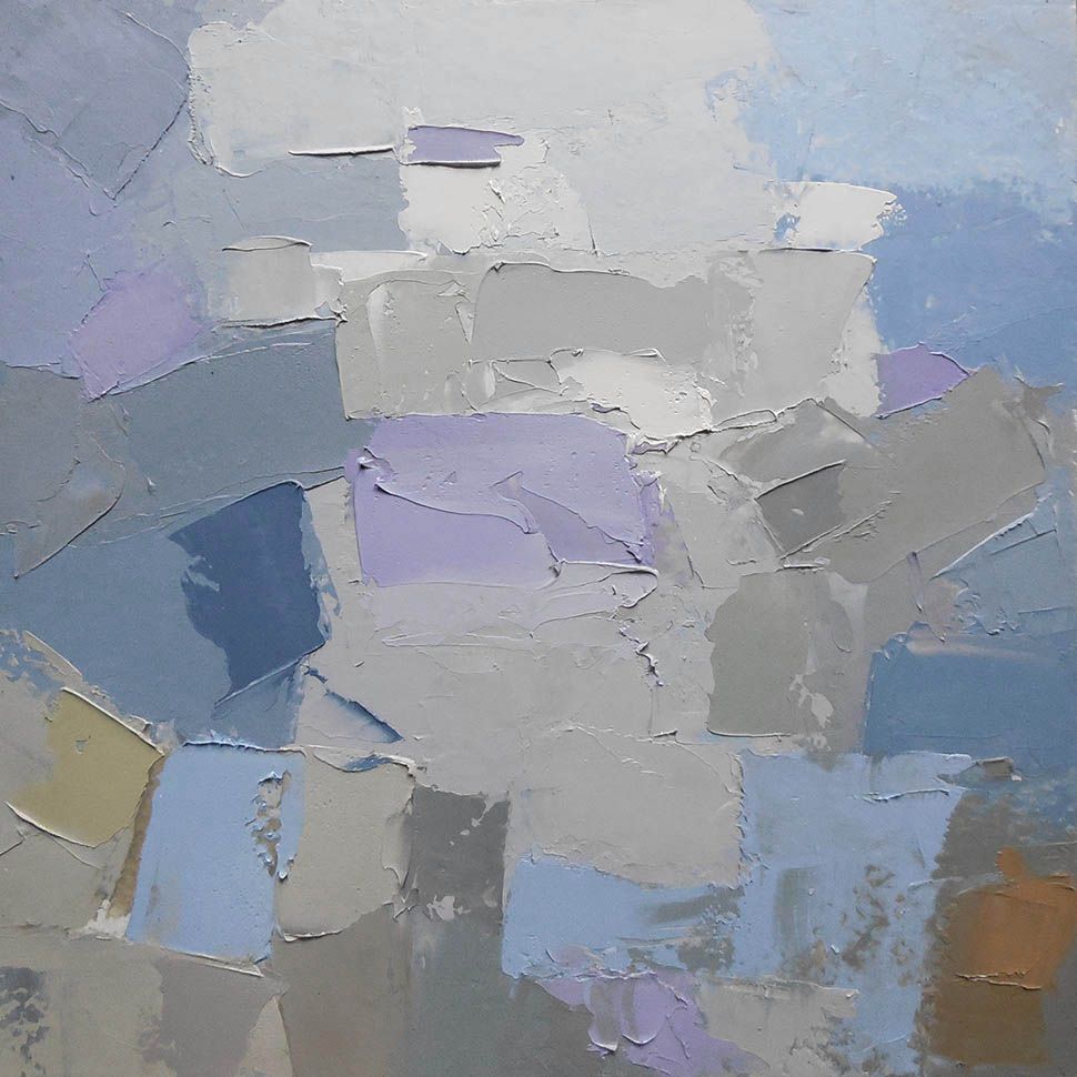 Андрей Шенгелия (Картина, живопись - 
                  25 x 25 см) Нелётная погода