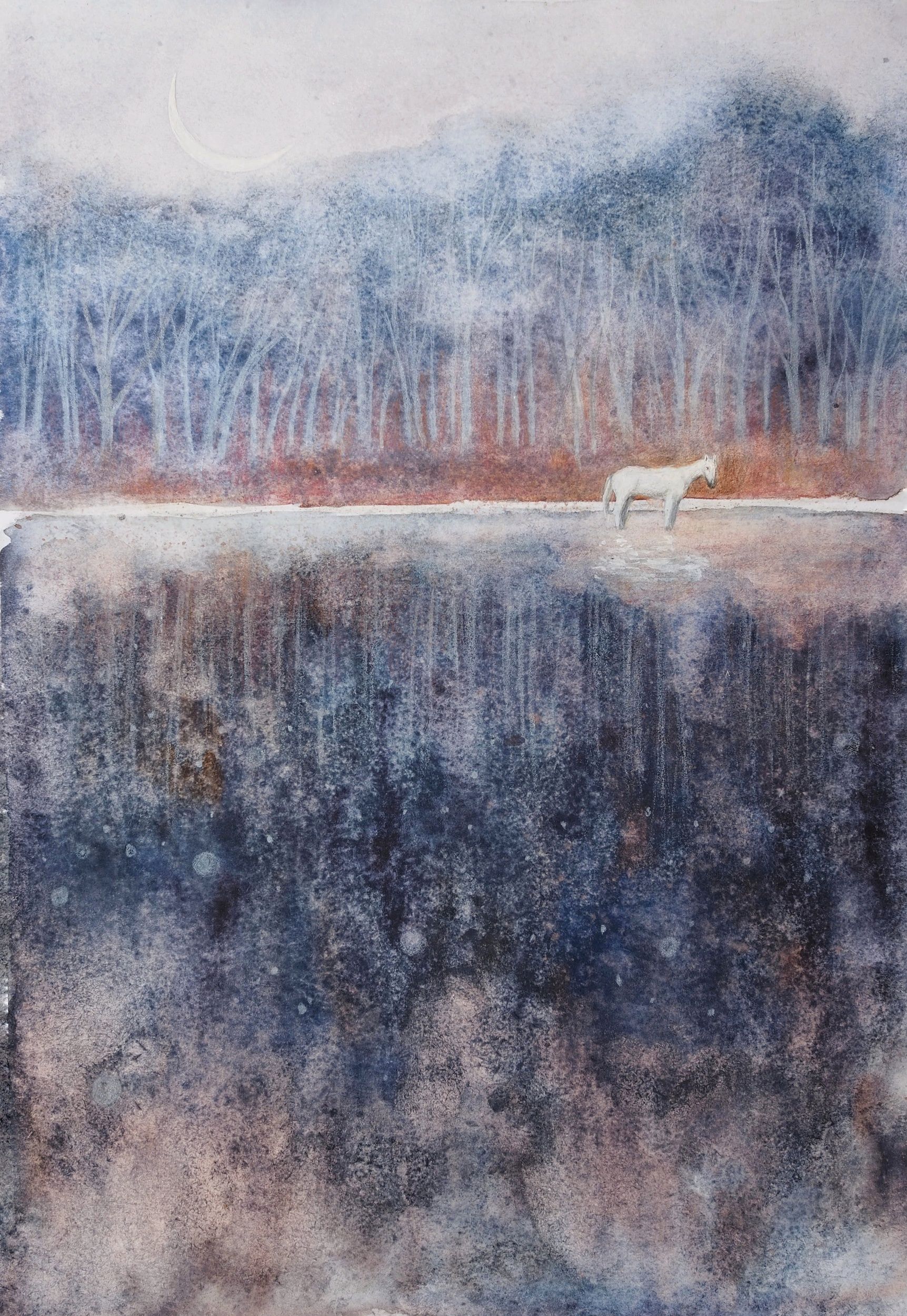 Заира Жабали (Авторская графика - 
                  33 x 43 см) Без названия