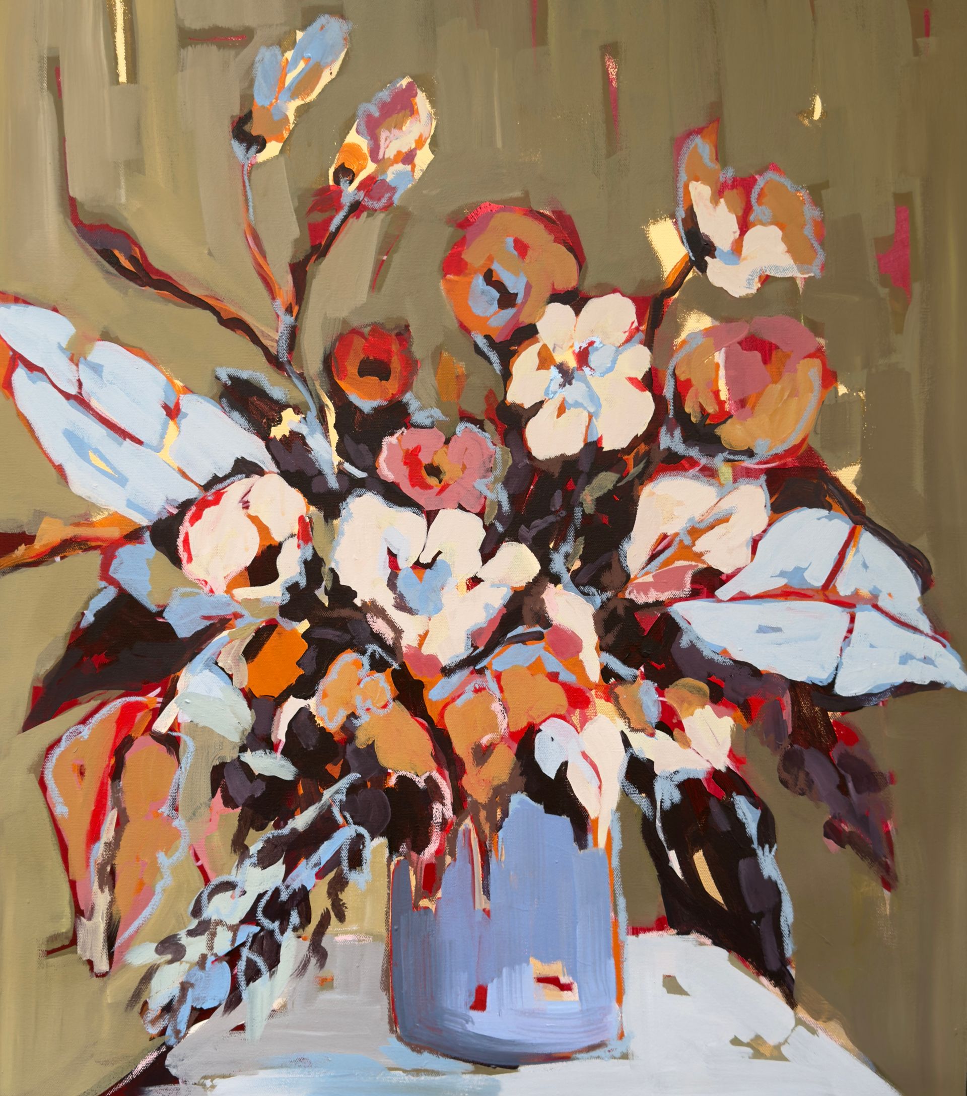 Ольга Змиевец (Картина, живопись - 
                  70 x 80 см) Теплая симфония цвета