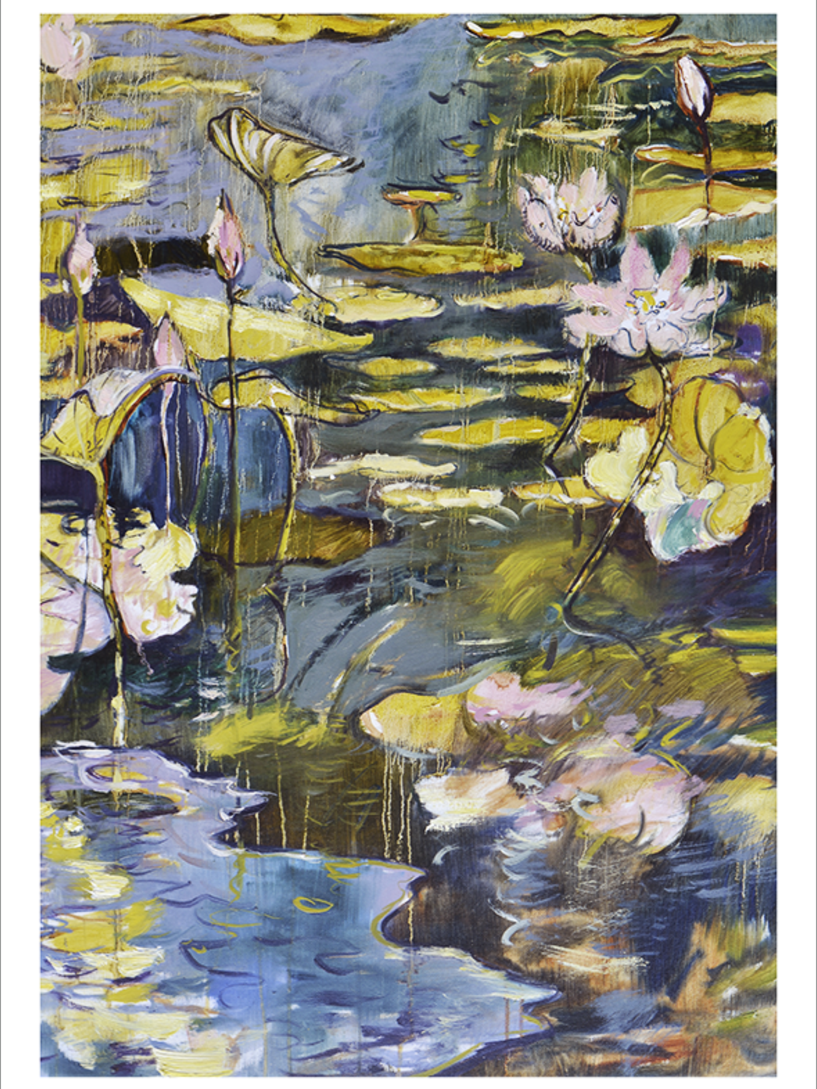 Марфа Малютина (Графика печатная - 
                  50 x 70 см) LOTUS AFTER THE RAIN №1