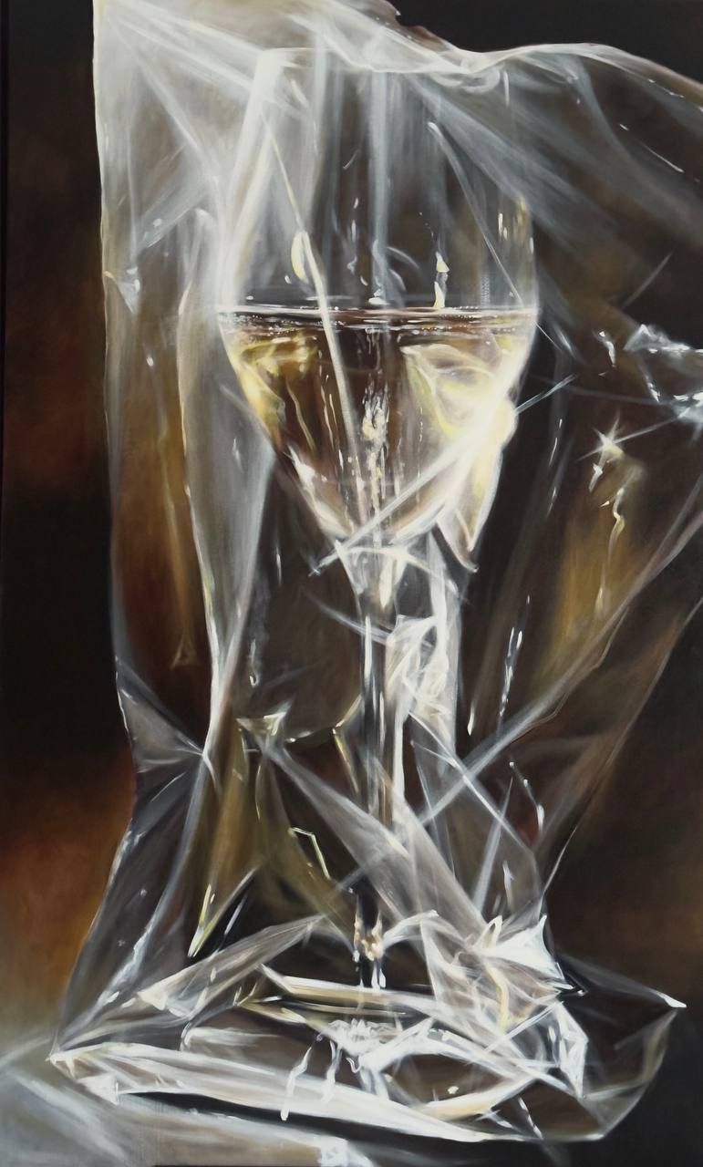 Татьяна Вафина (Картина, живопись - 
                  110 x 180 см) Игристое