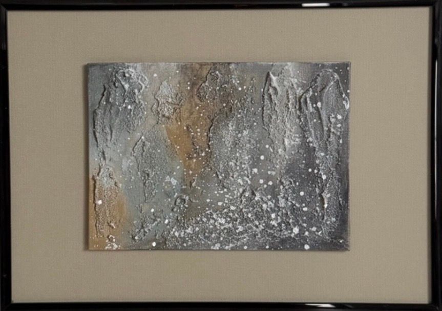 Виктория Марченко (Картина, живопись - 
                  31 x 22 см) Из серии "Метеоритная ткань"