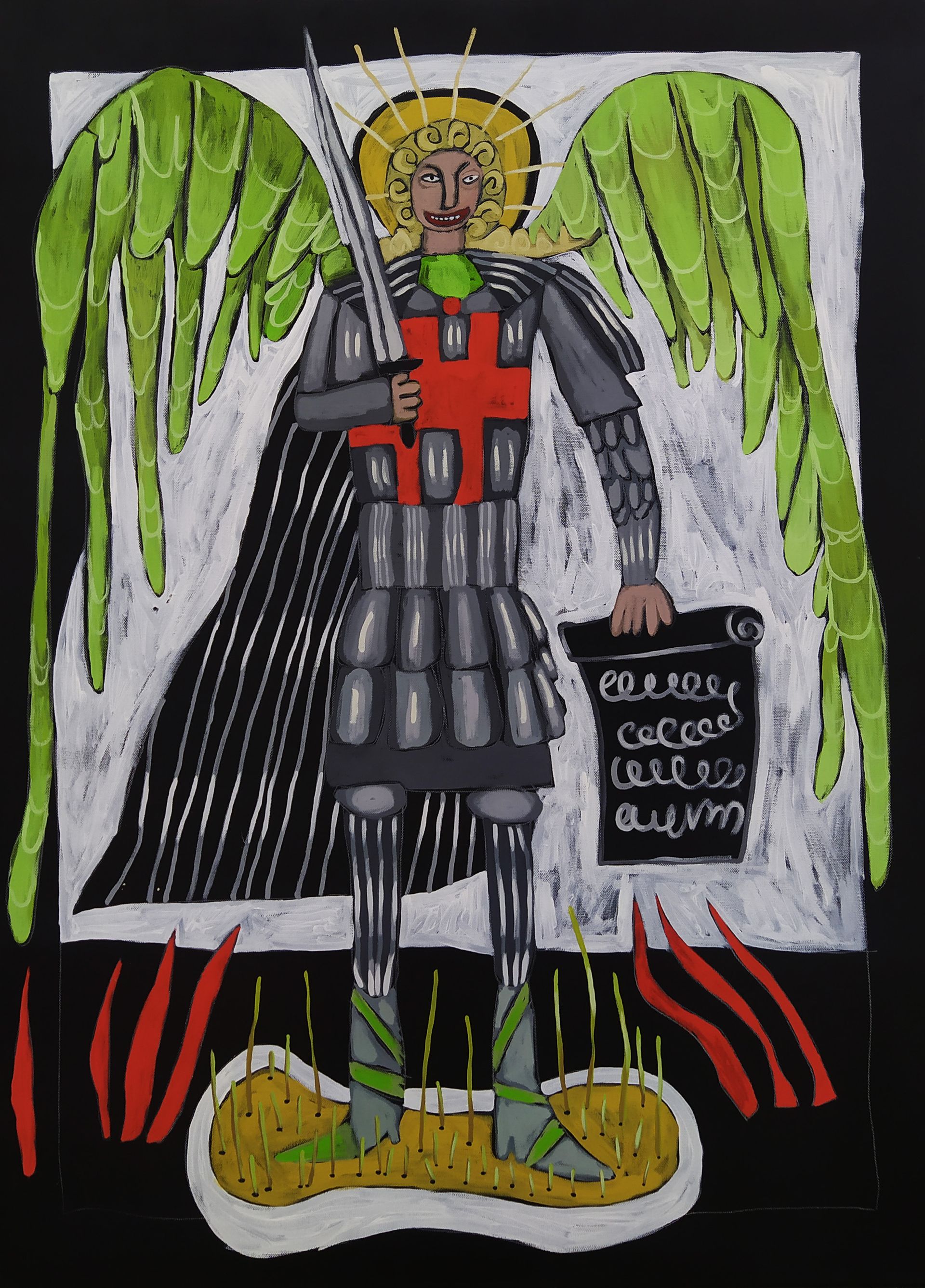Екатерина Попченко (Картина, живопись - 
                  70 x 100 см) Green wings