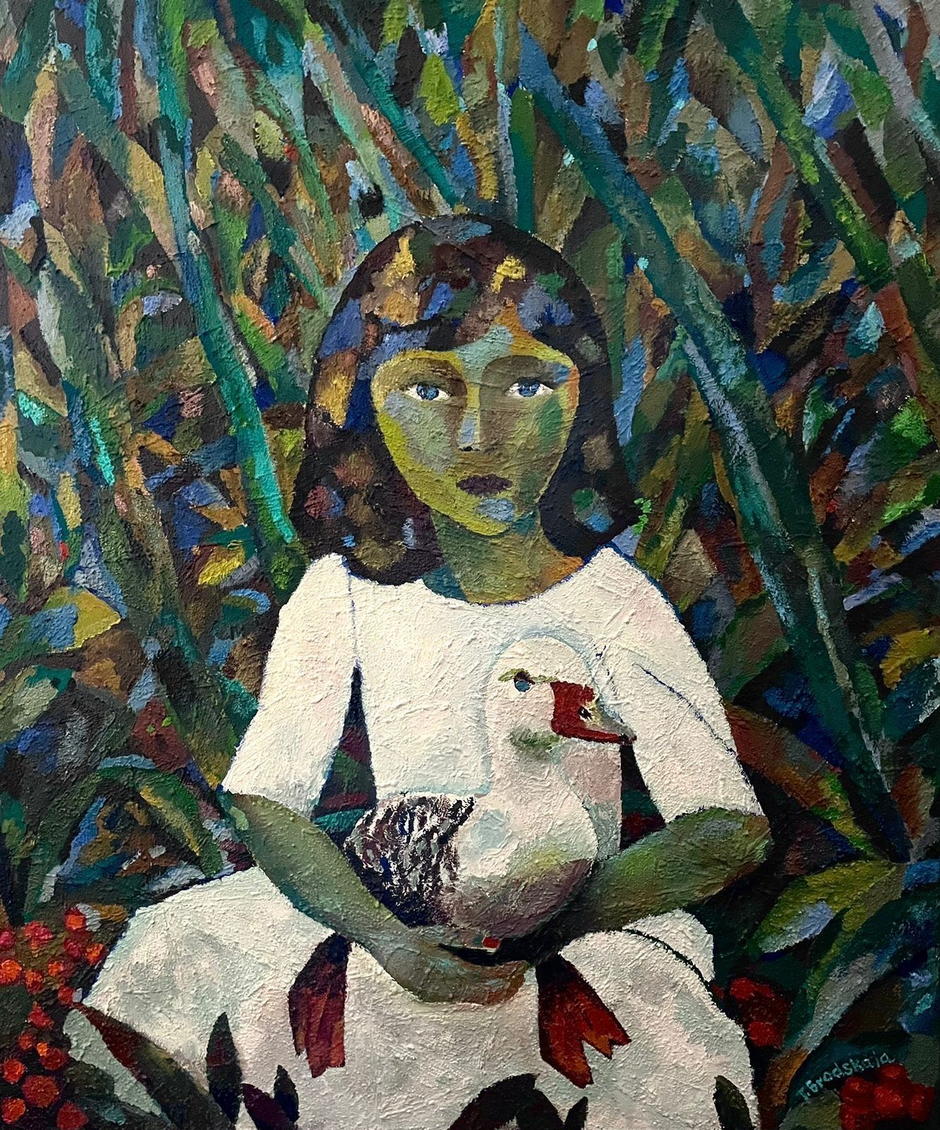 Таня Федоровская (Картина, живопись - 
                  100 x 130 см) Наши заводи