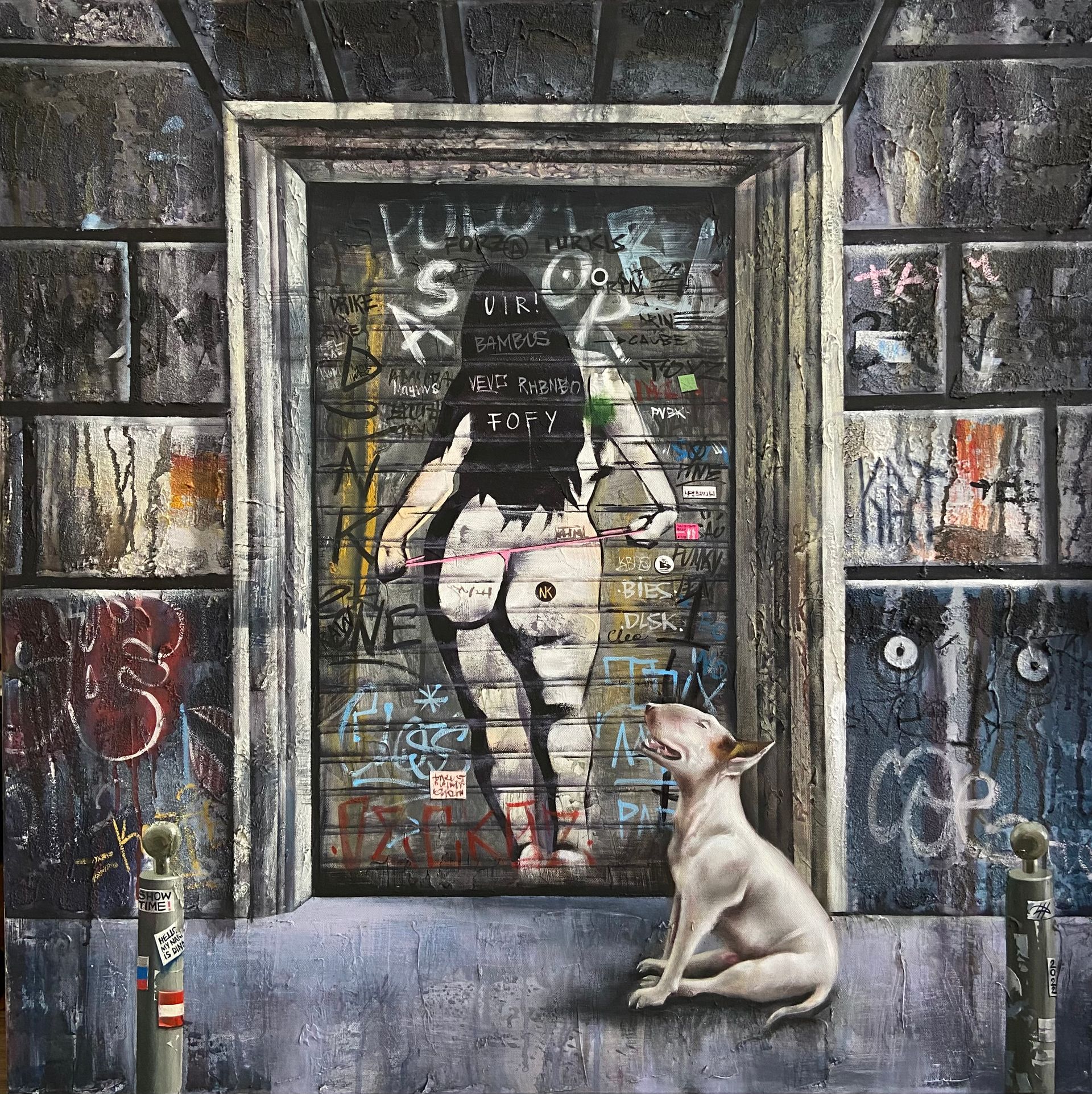 Динара Хёртнагль (Костюм / одежда  - 
                  120 x 120 см) Платок "Showtime"