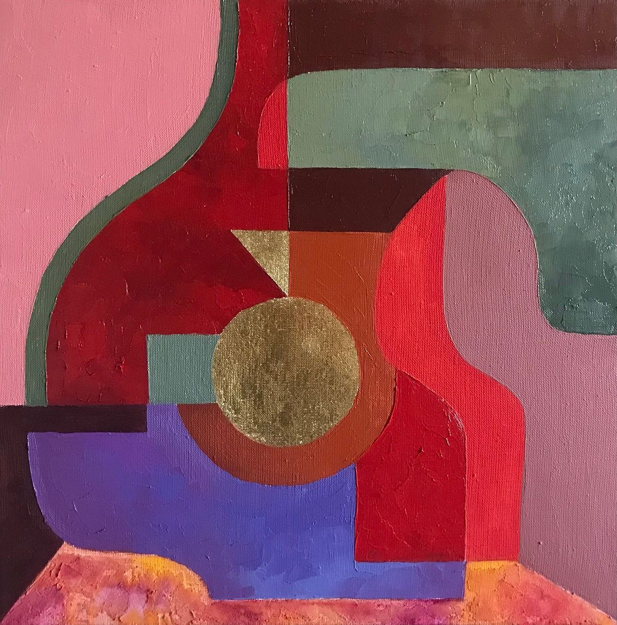 Марина Тийк (Картина, живопись - 
                  40 x 40 см) Смысл изменений